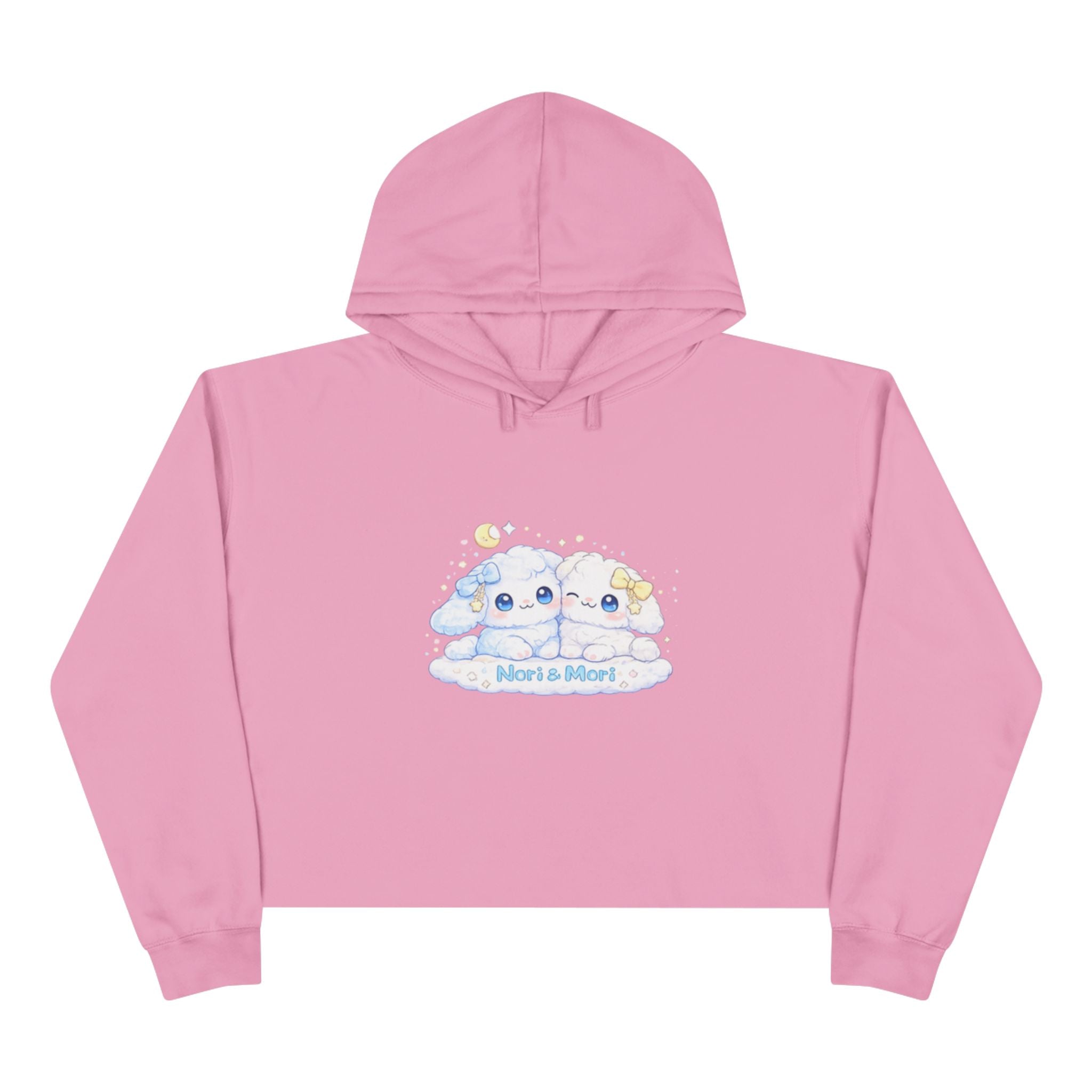Nori & Mori™ Crop Hoodie | Plush & Paws Character Hoodie