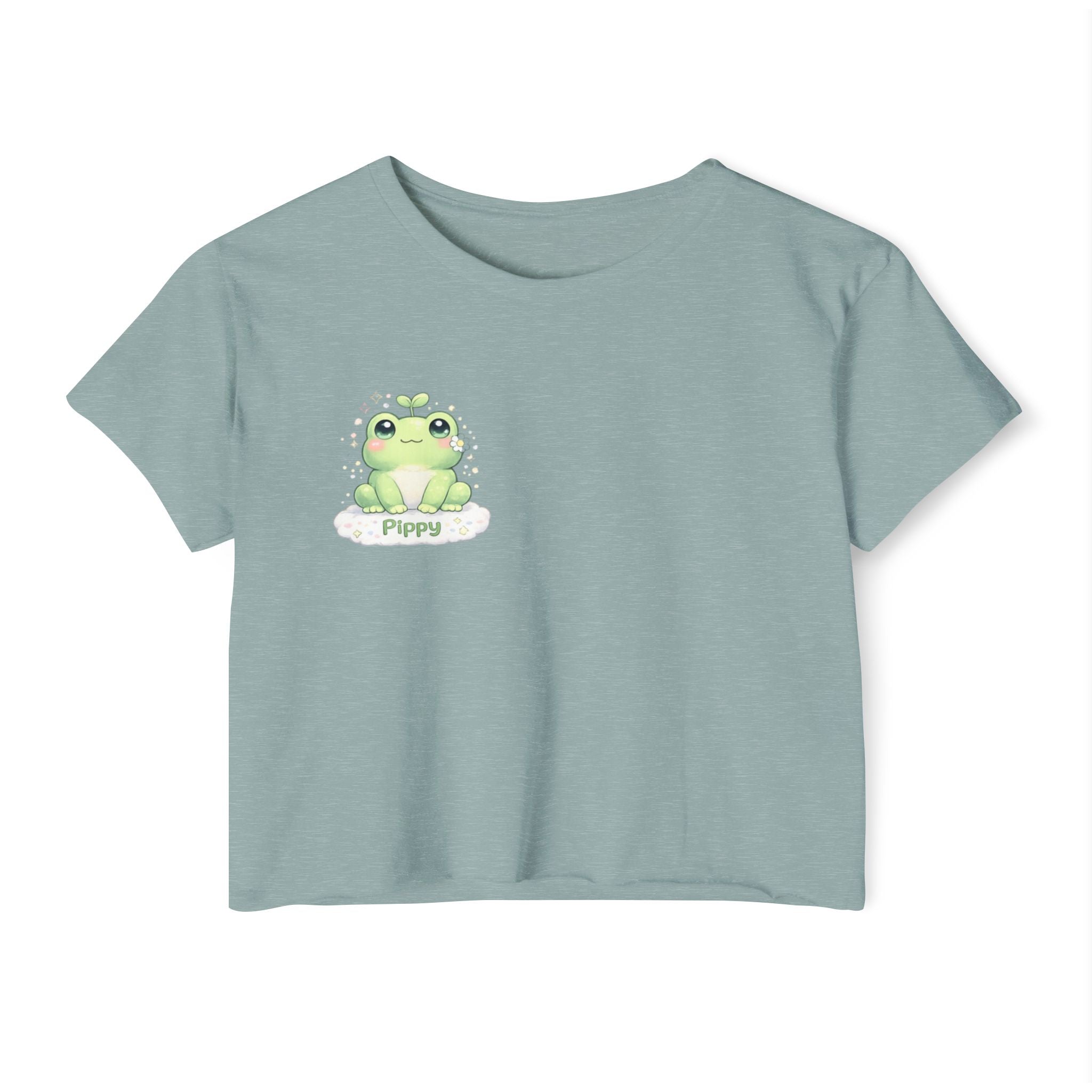 Pippy™ Frog Crop Top | Plush & Paws Character Tee