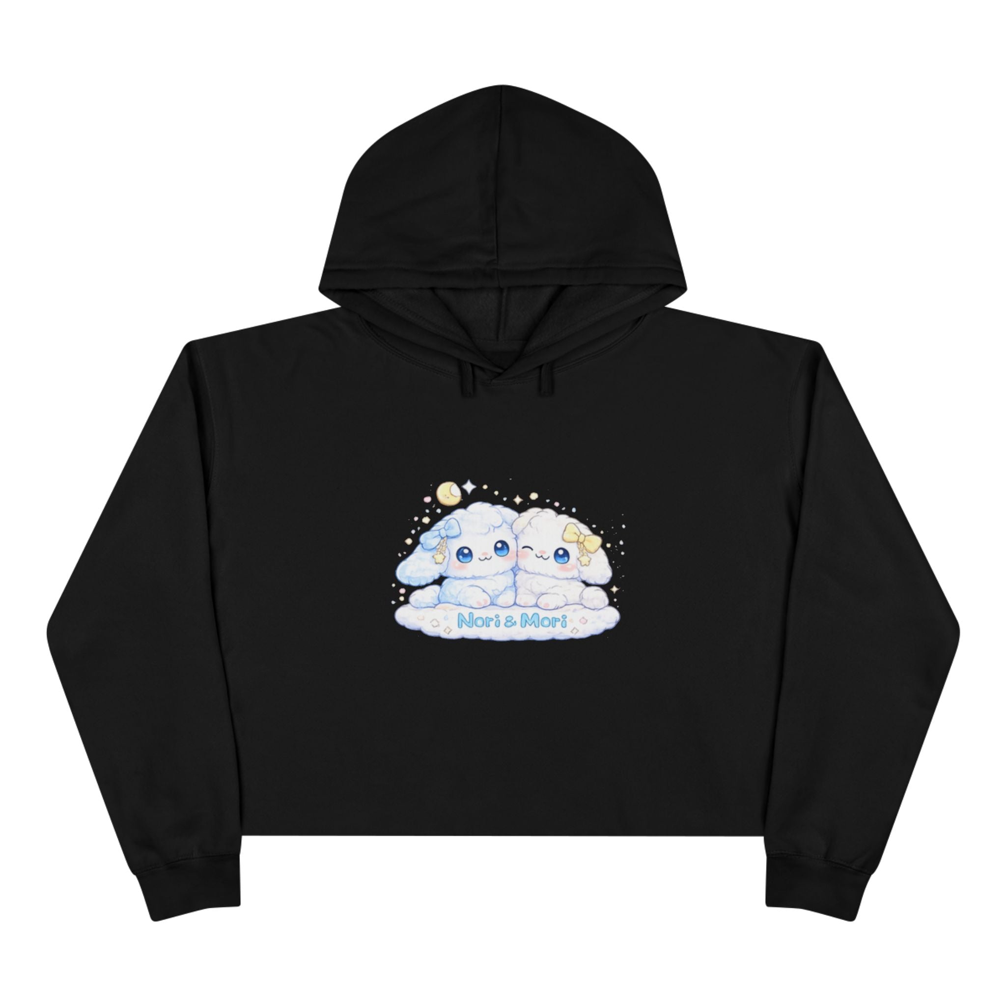 Nori & Mori™ Crop Hoodie | Plush & Paws Character Hoodie