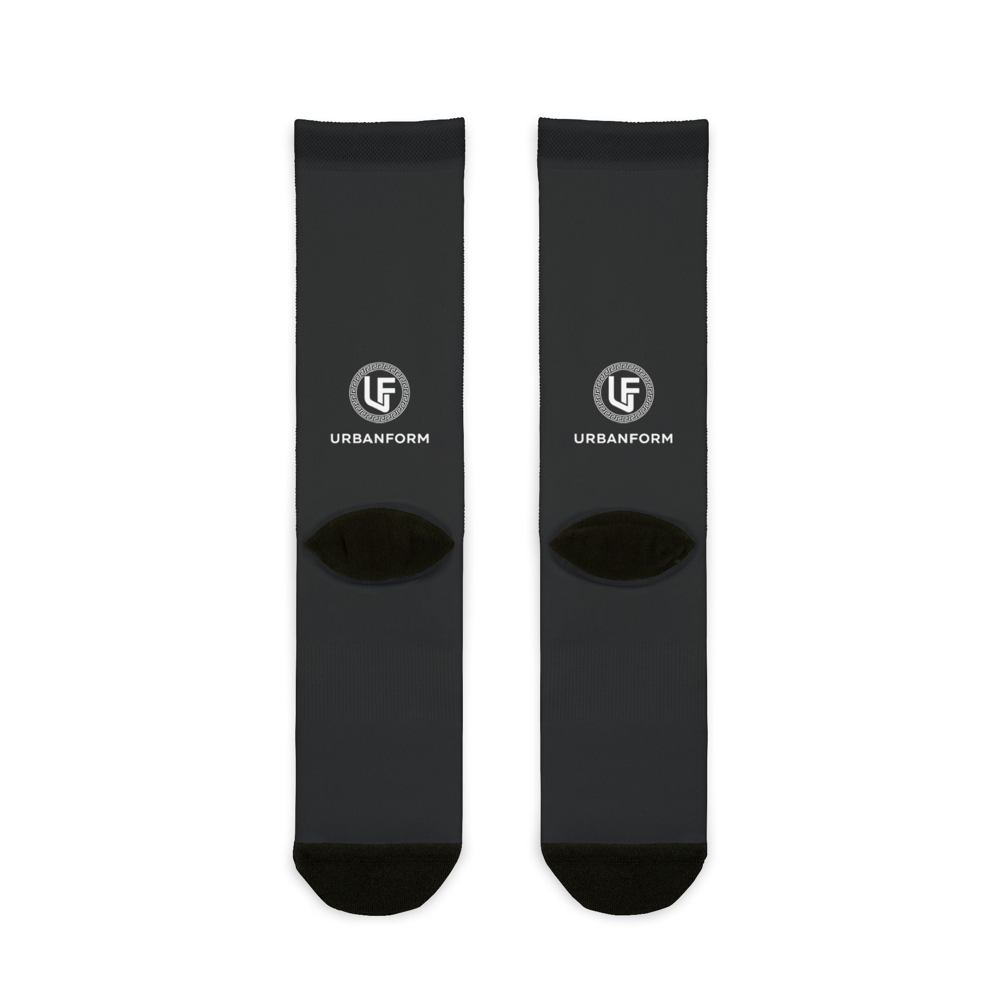 URBANFORM Custom Sublimation Crew Socks | All-Over Print Athletic Socks