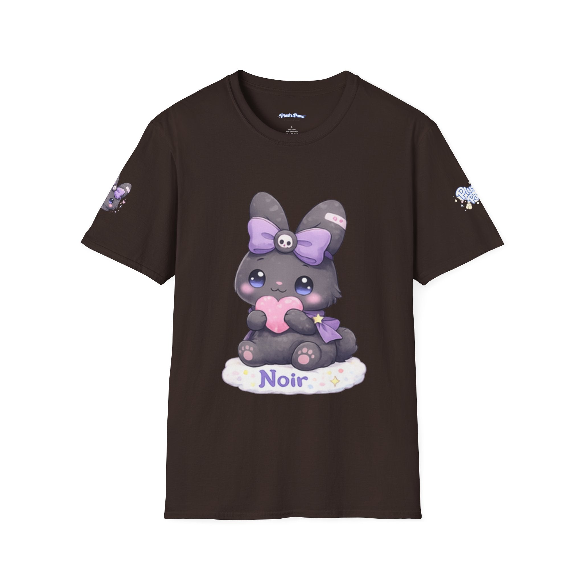 Noir™ Bunny T-Shirt | Plush & Paws Character Tee