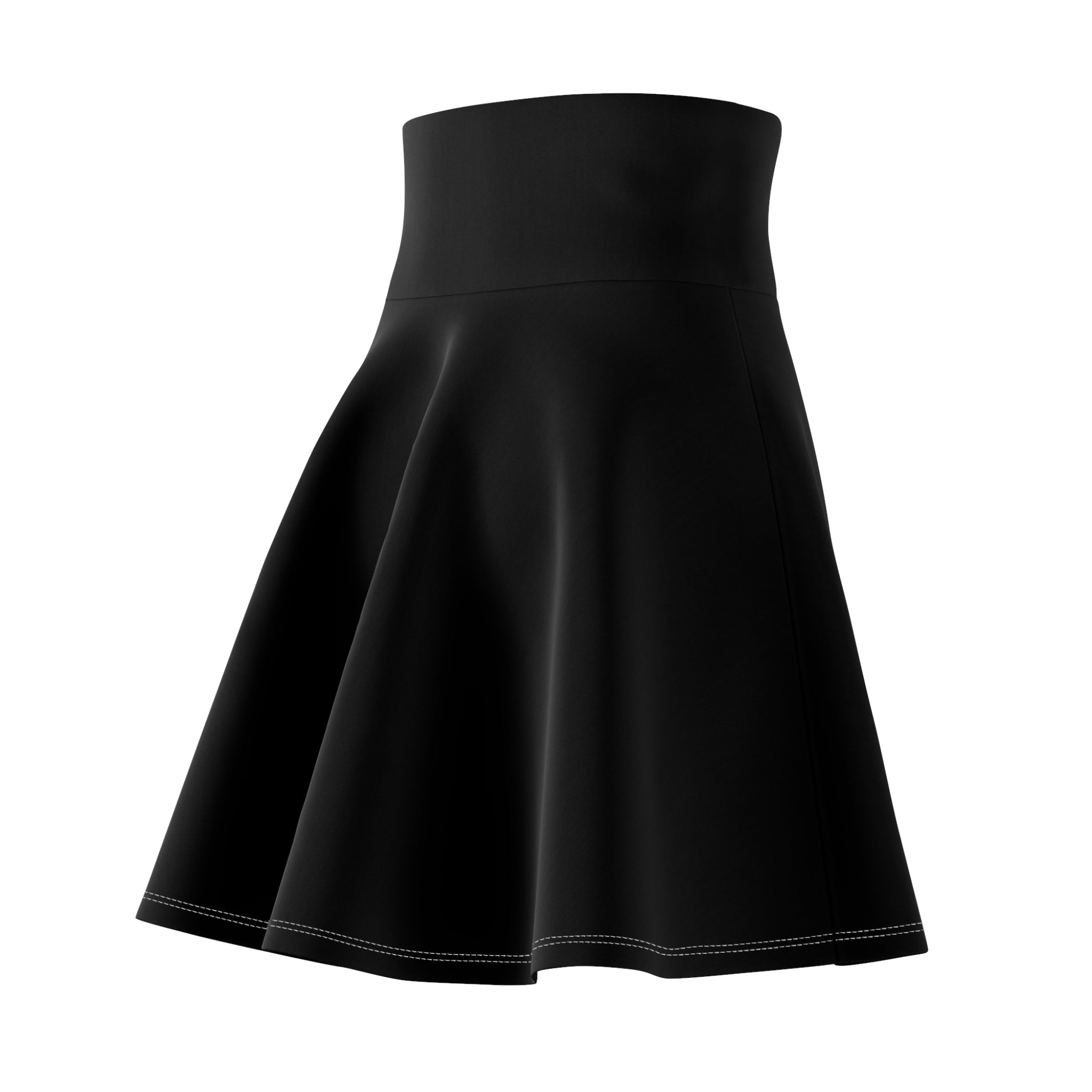 URBANFORM Black High-Waist Skater Skirt | Flared A-Line Women's Mini