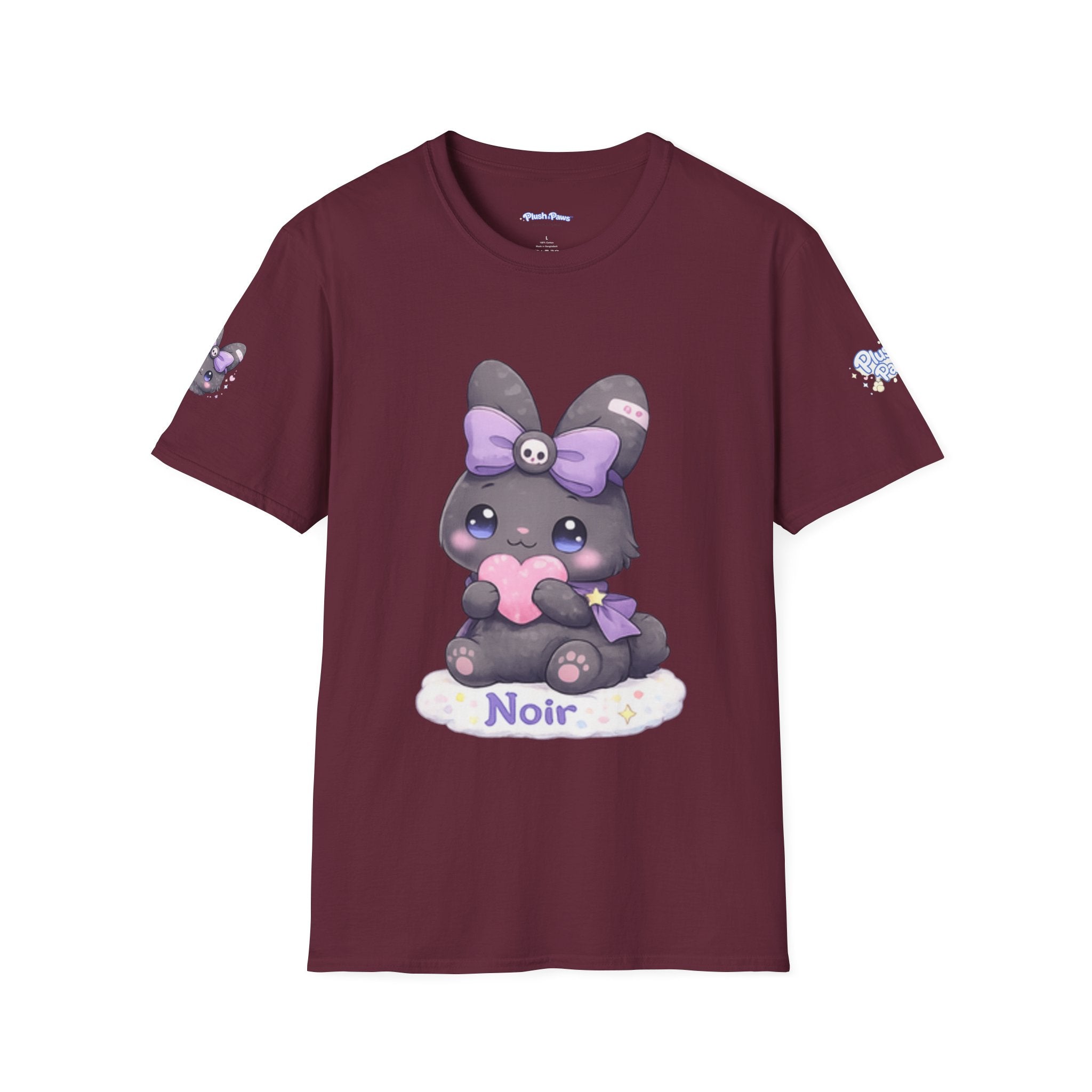 Noir™ Bunny T-Shirt | Plush & Paws Character Tee