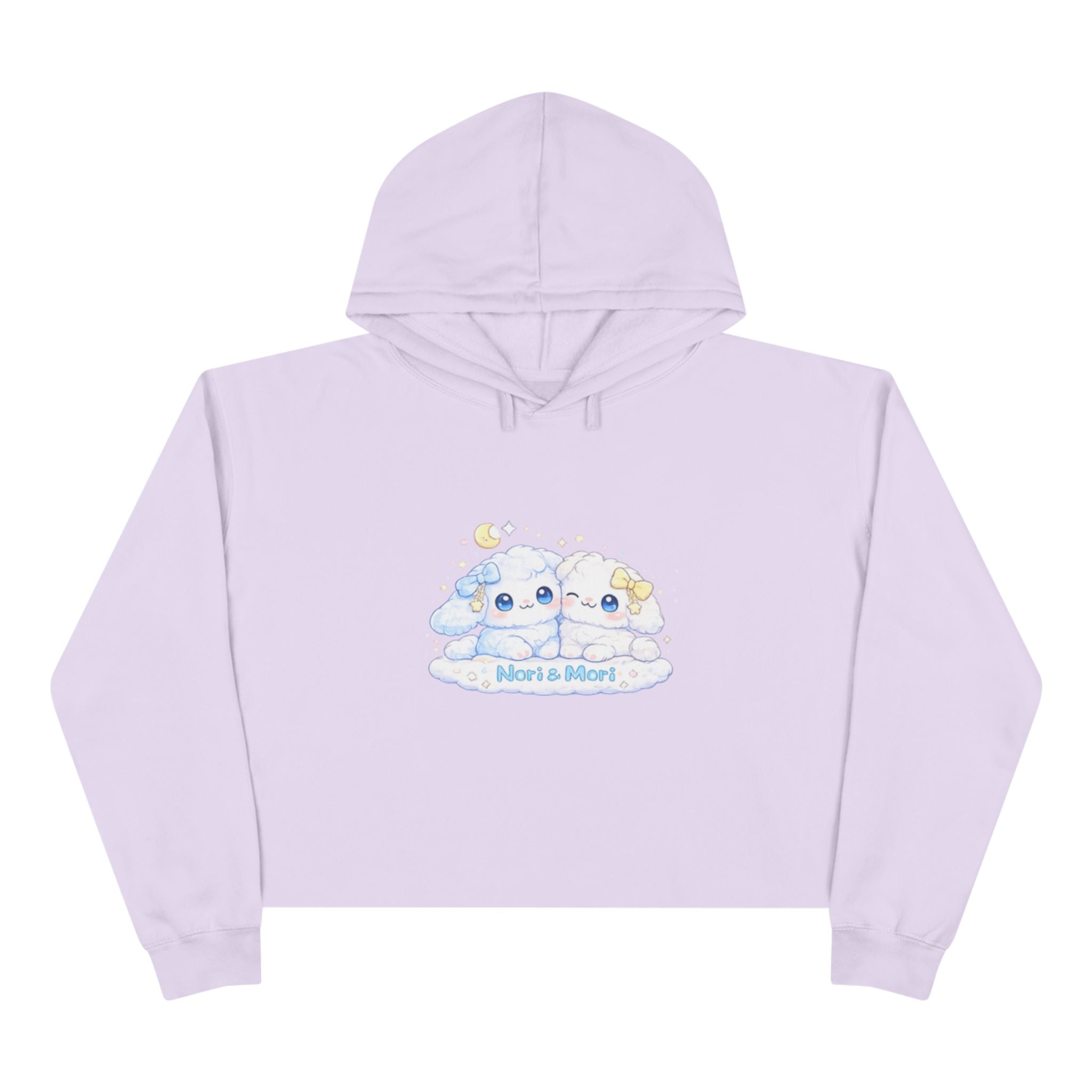 Nori & Mori™ Crop Hoodie | Plush & Paws Character Hoodie