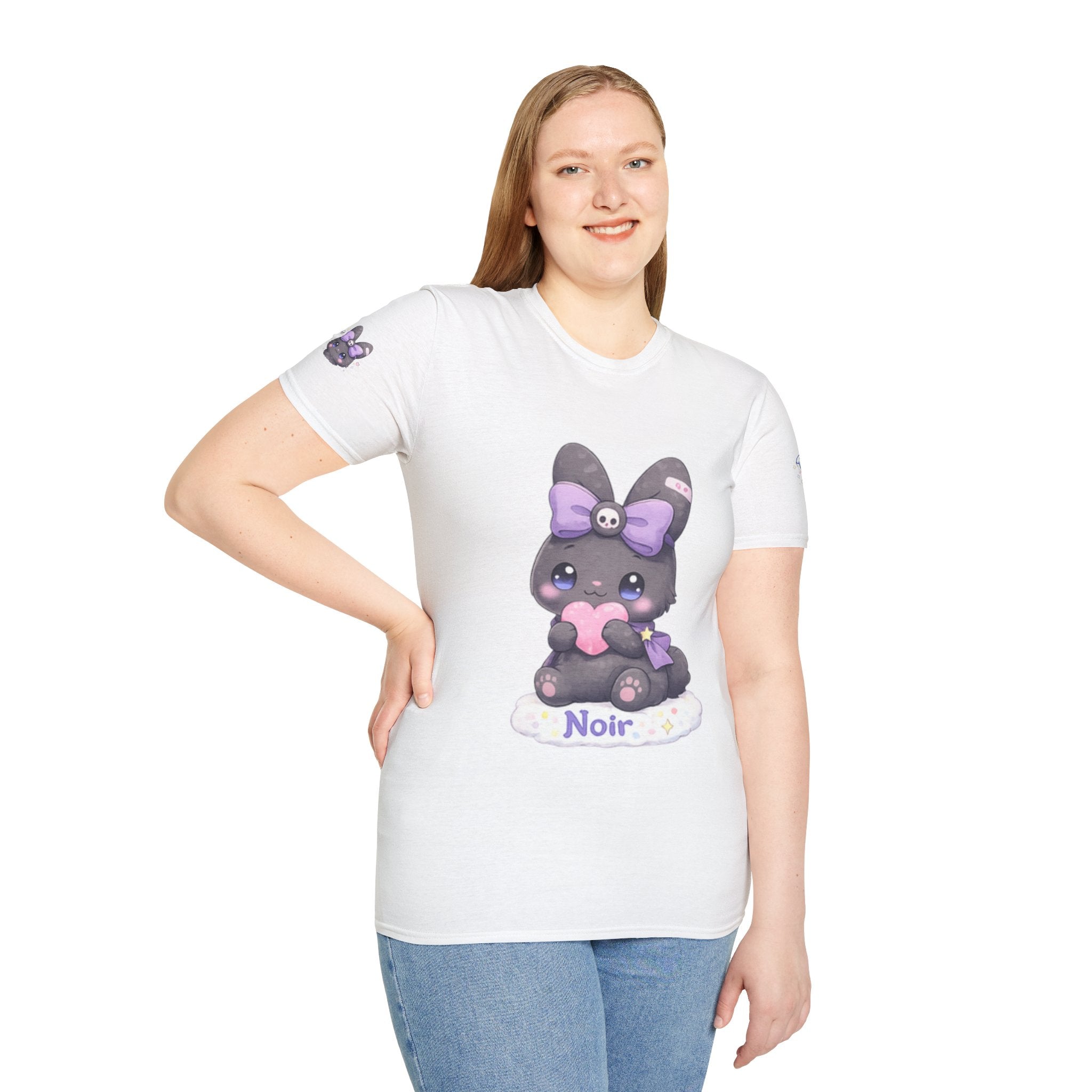 Noir™ Bunny T-Shirt | Plush & Paws Character Tee