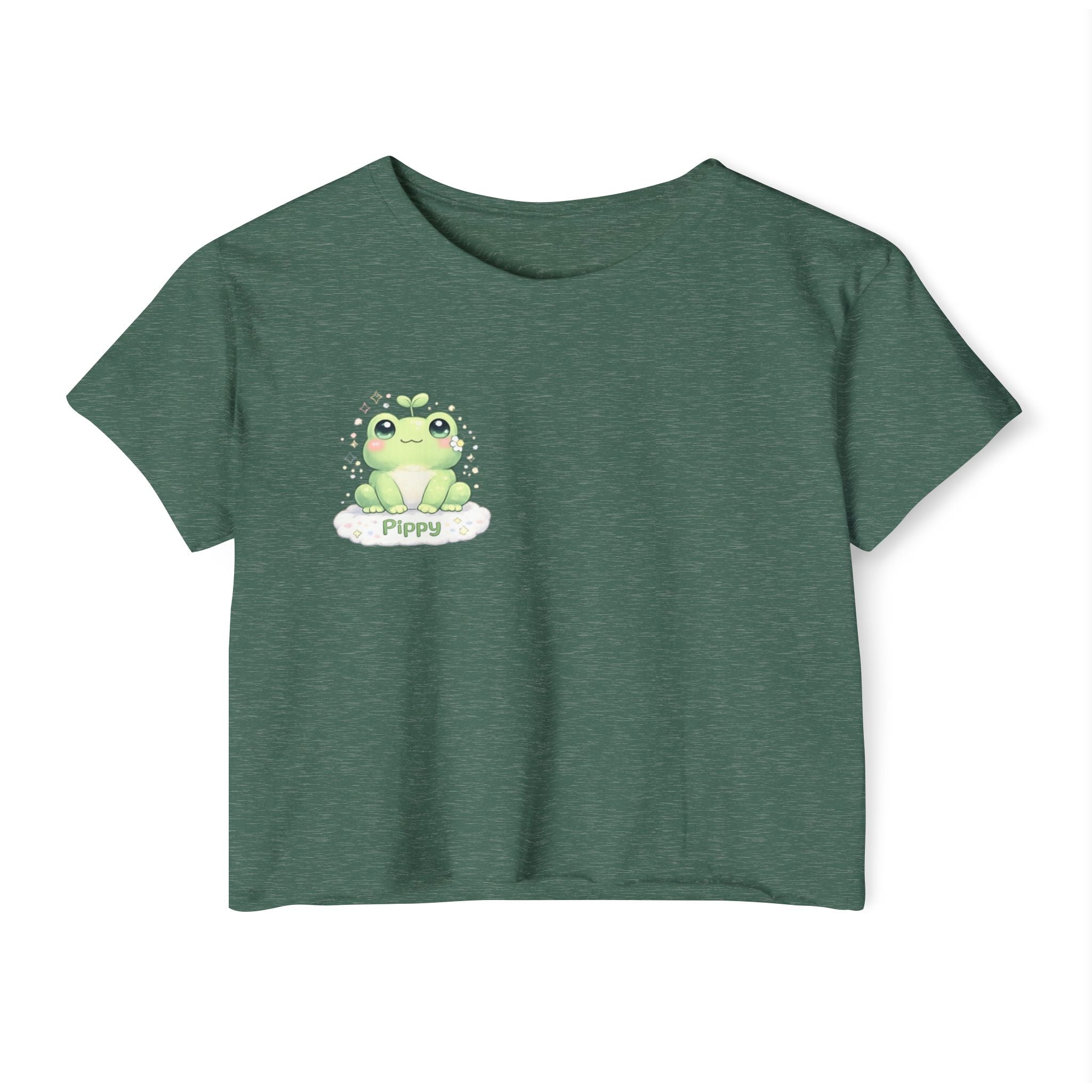 Pippy™ Frog Crop Top | Plush & Paws Character Tee