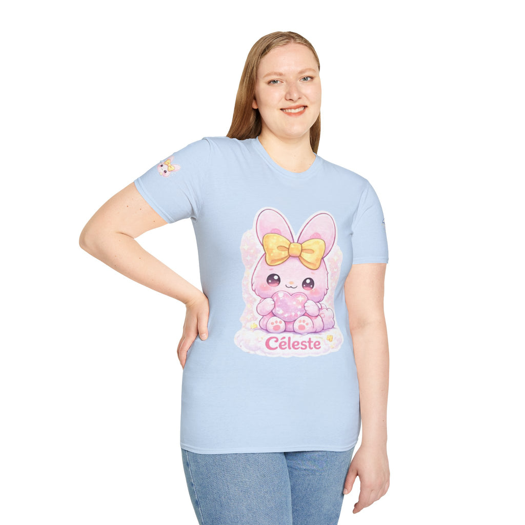 Céleste™ Bunny T-Shirt | Plush & Paws Character Tee