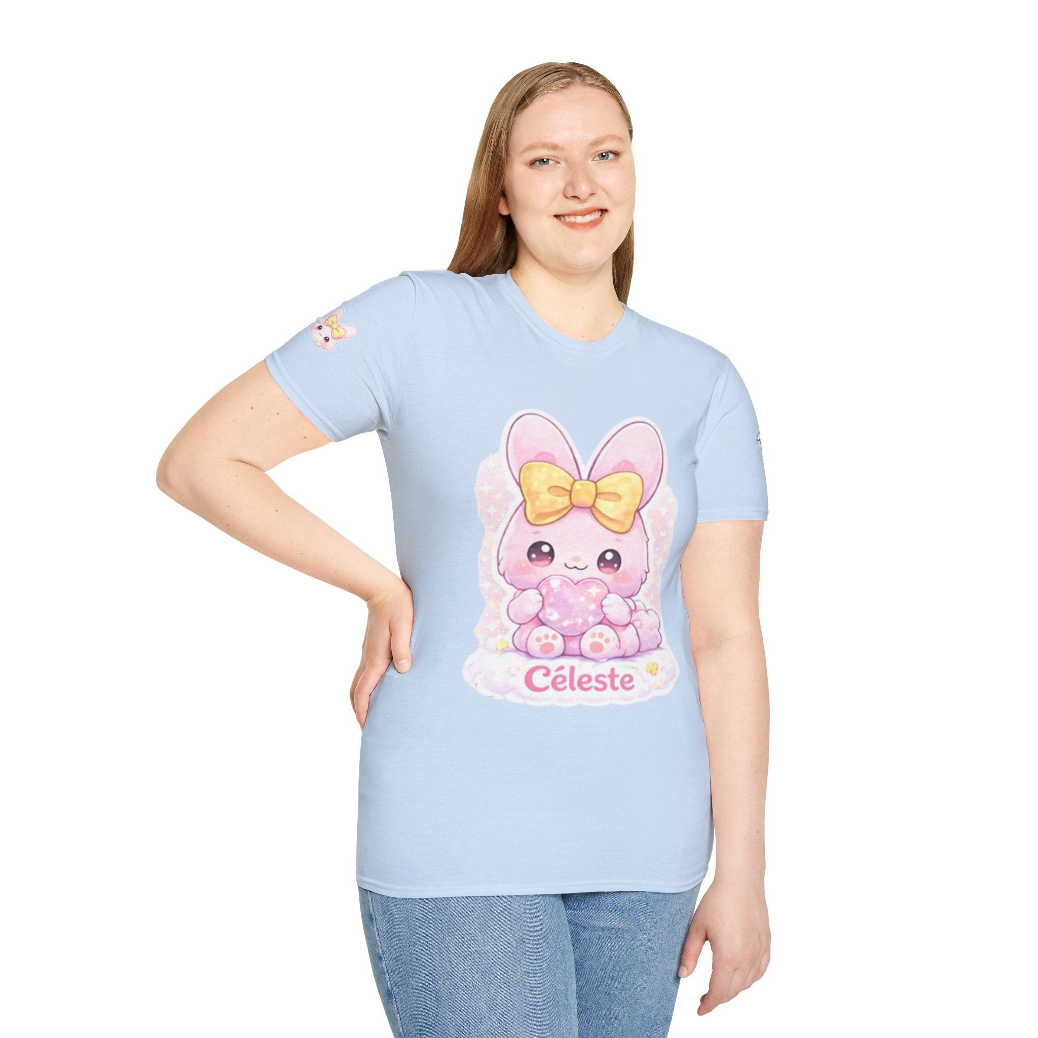 Céleste™ Bunny T-Shirt | Plush & Paws Character Tee