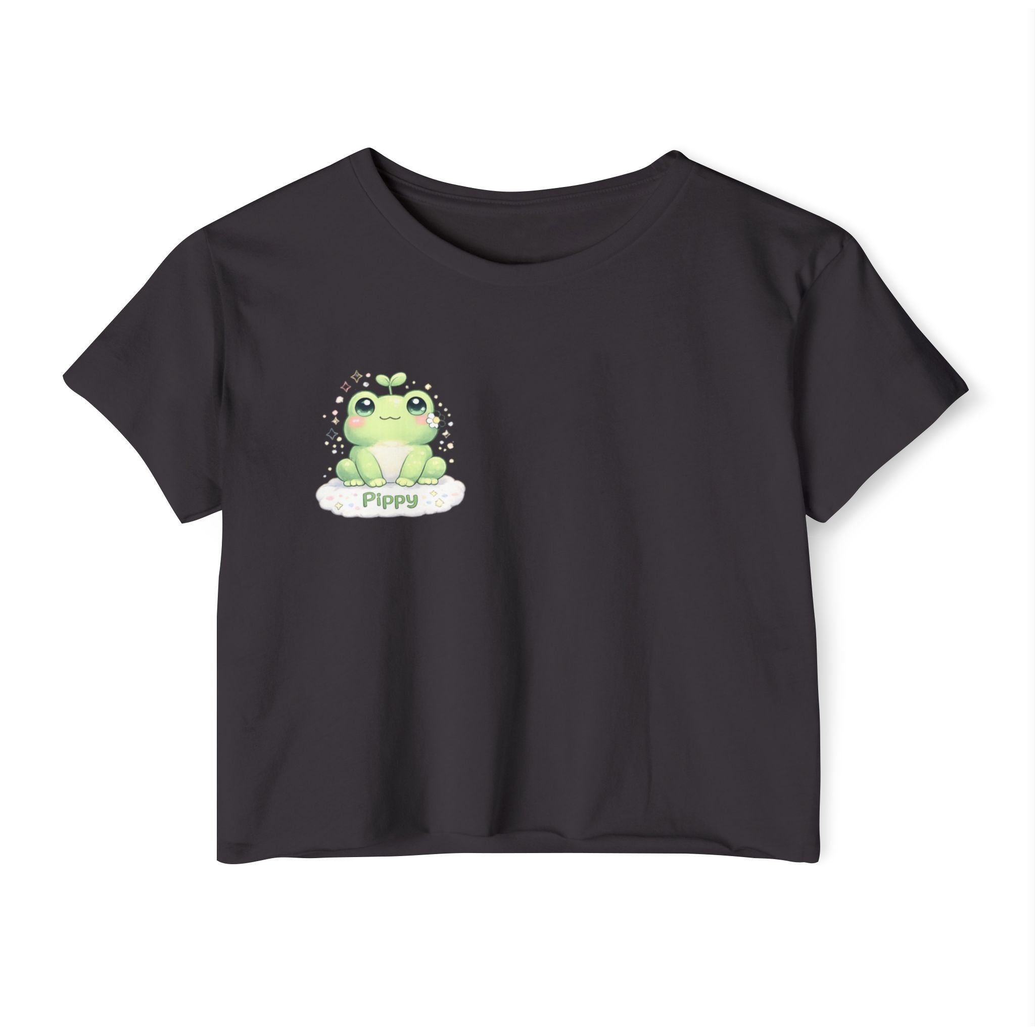 Pippy™ Frog Crop Top | Plush & Paws Character Tee