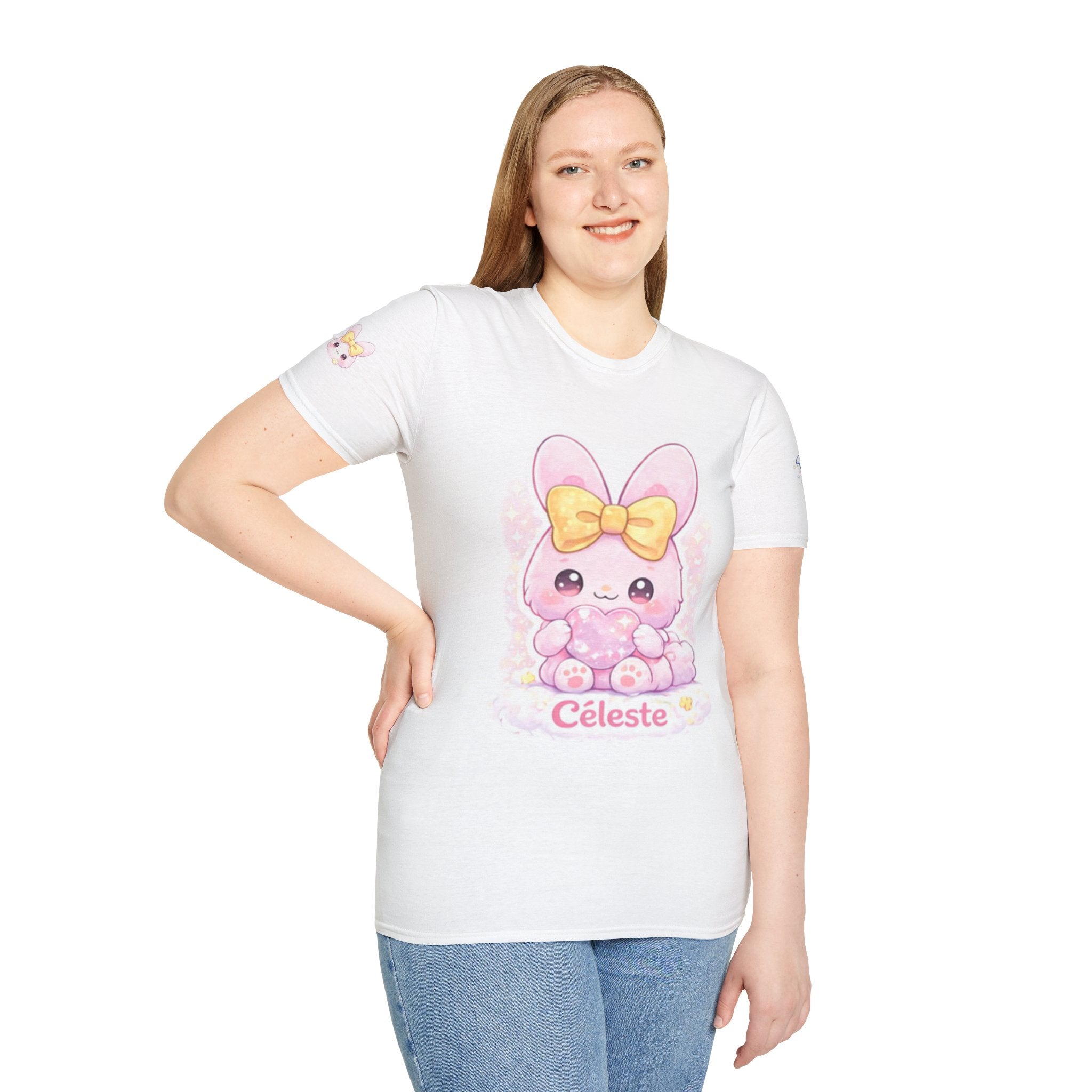 Céleste™ Bunny T-Shirt | Plush & Paws Character Tee