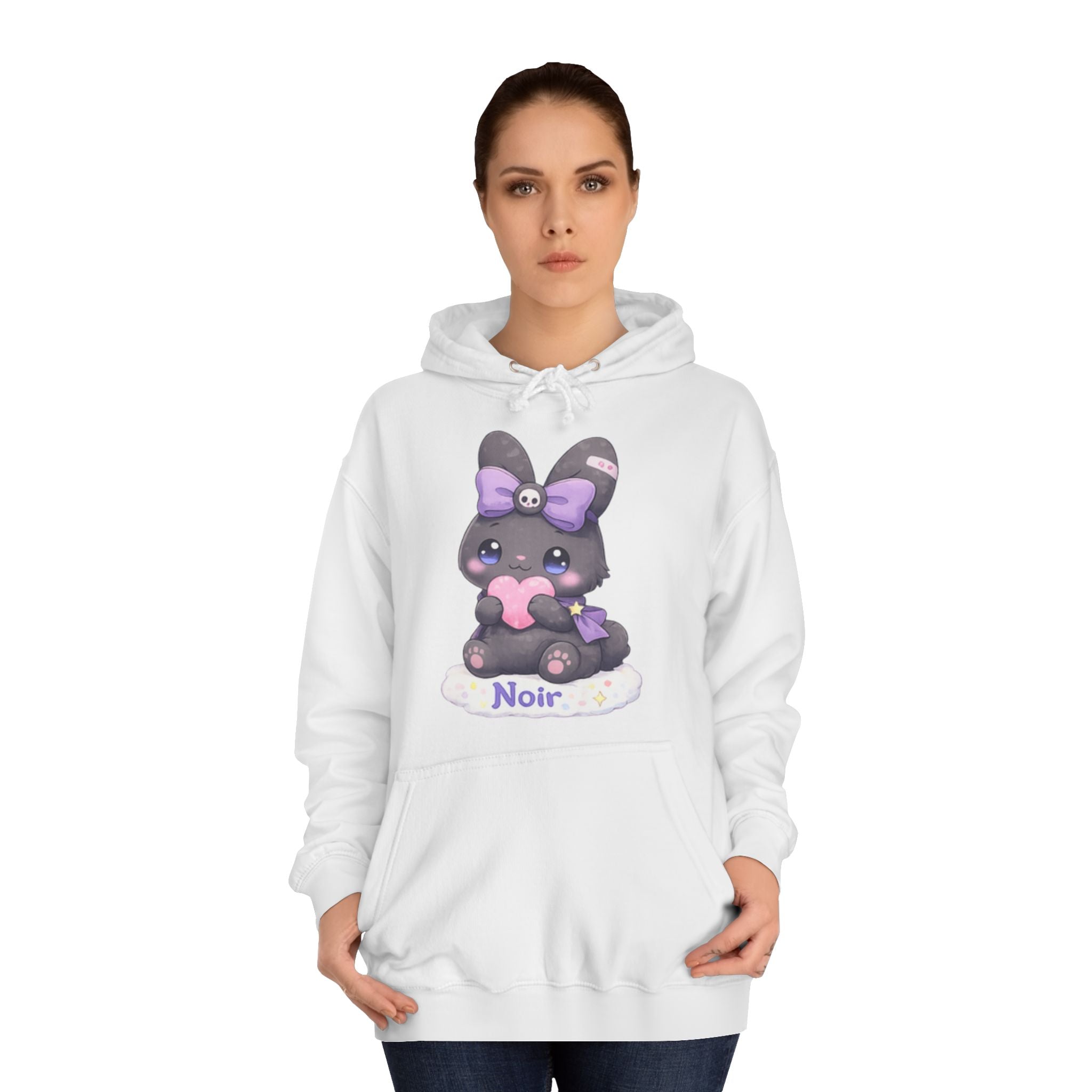 Noir™ Bunny Hoodie | Plush & Paws Character Hoodie