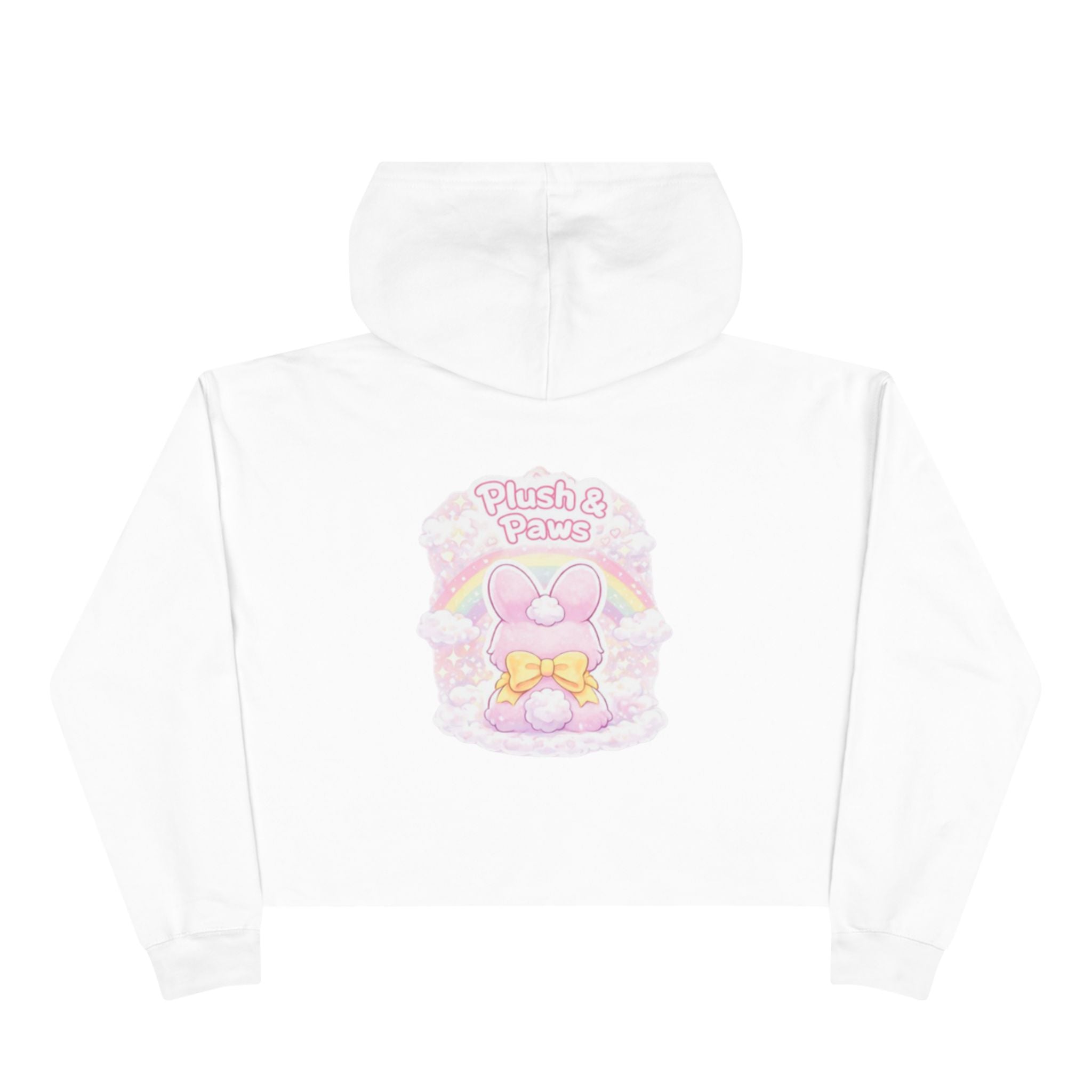 Céleste™ Bunny Crop Hoodie | Plush & Paws Character Hoodie