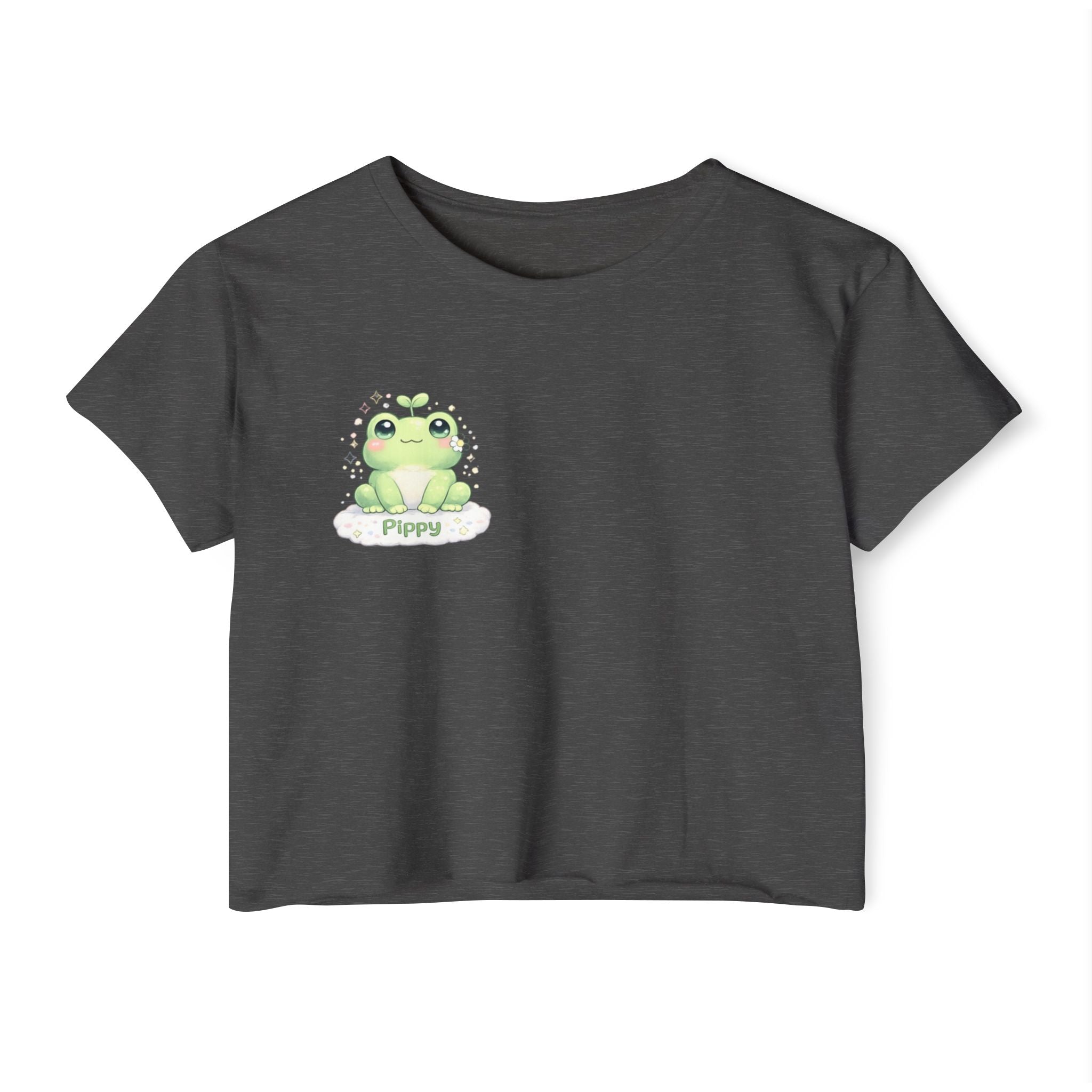 Pippy™ Frog Crop Top | Plush & Paws Character Tee