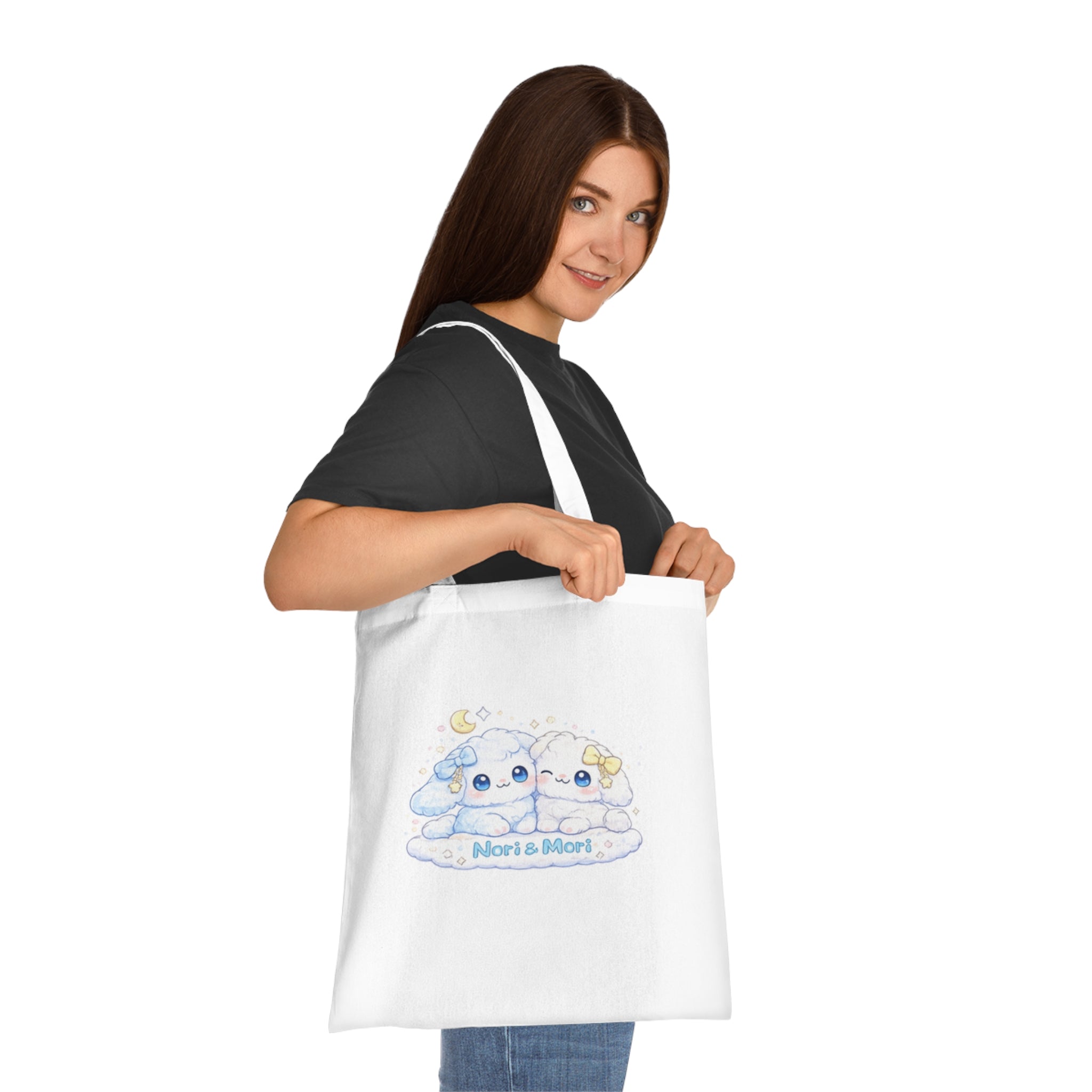 Nori & Mori™ Tote Bag | Plush & Paws Character Tote