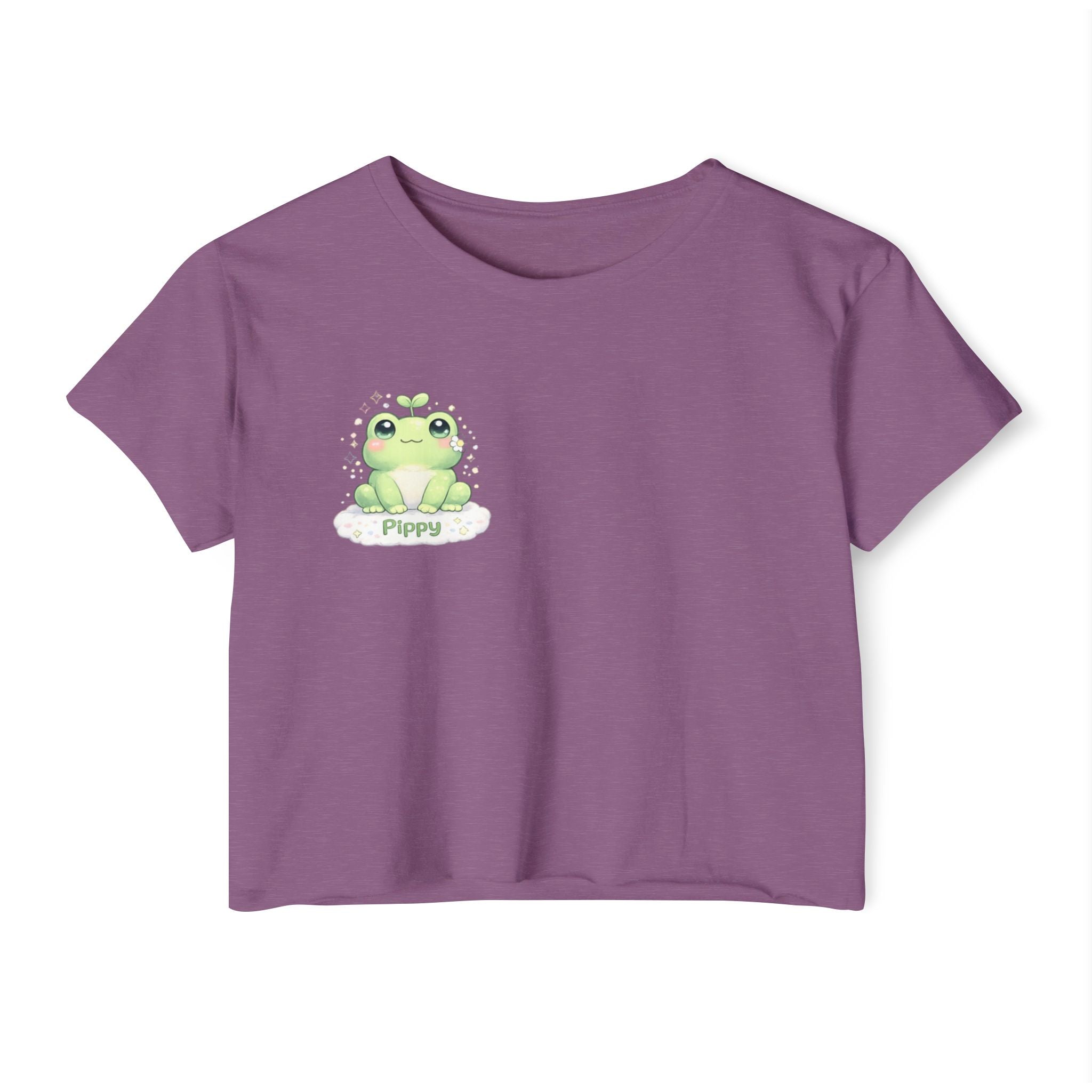 Pippy™ Frog Crop Top | Plush & Paws Character Tee
