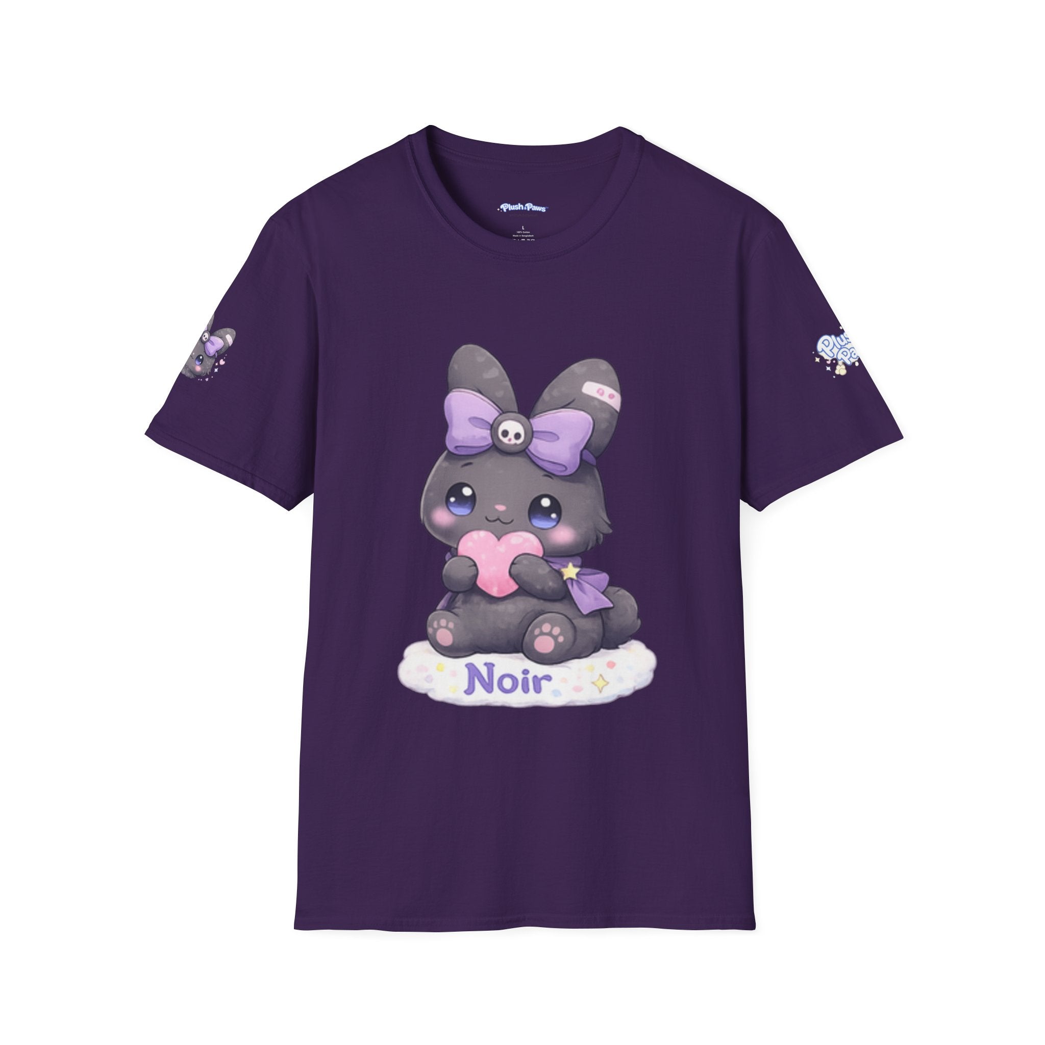 Noir™ Bunny T-Shirt | Plush & Paws Character Tee