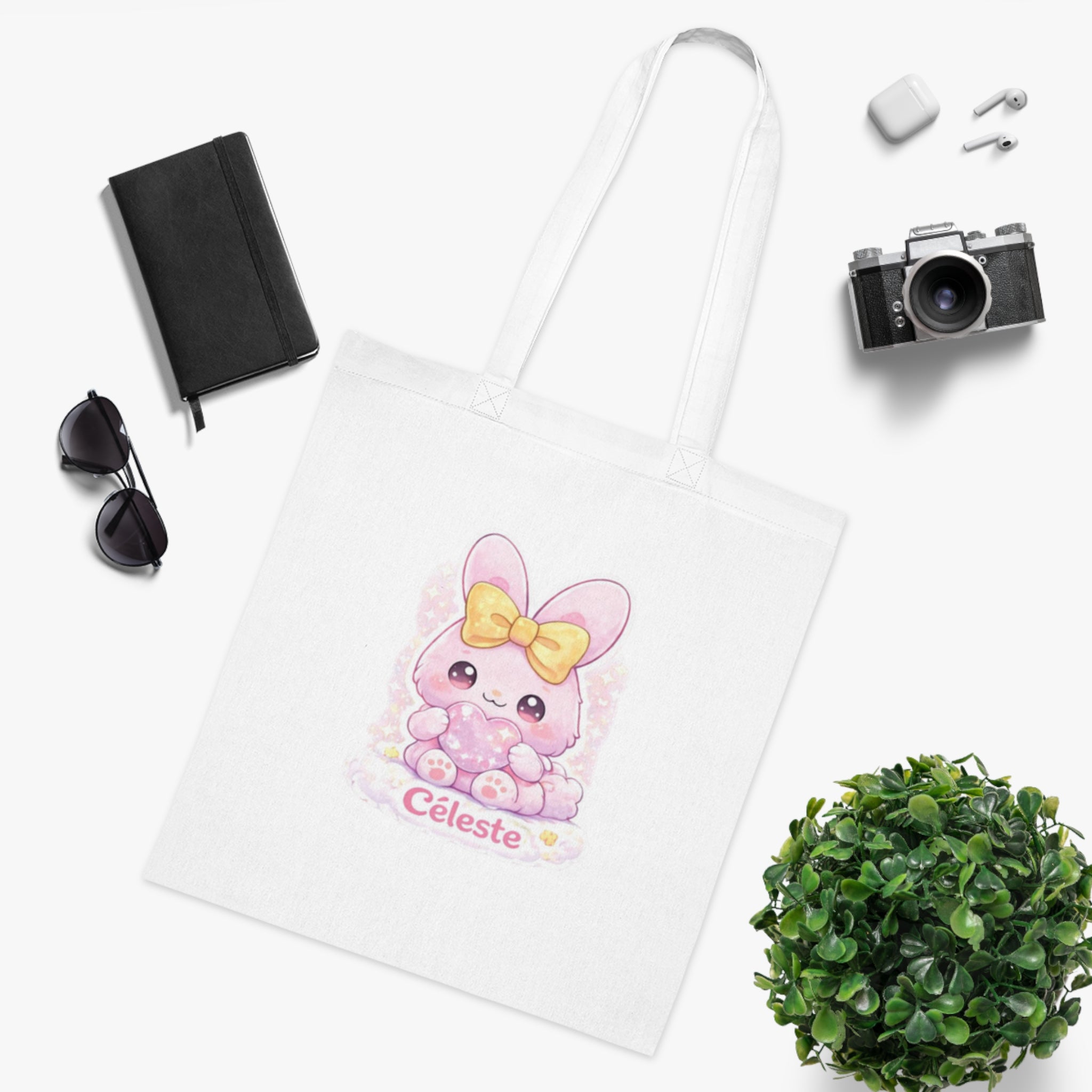 Céleste™ Bunny Tote Bag | Plush & Paws Character Tote