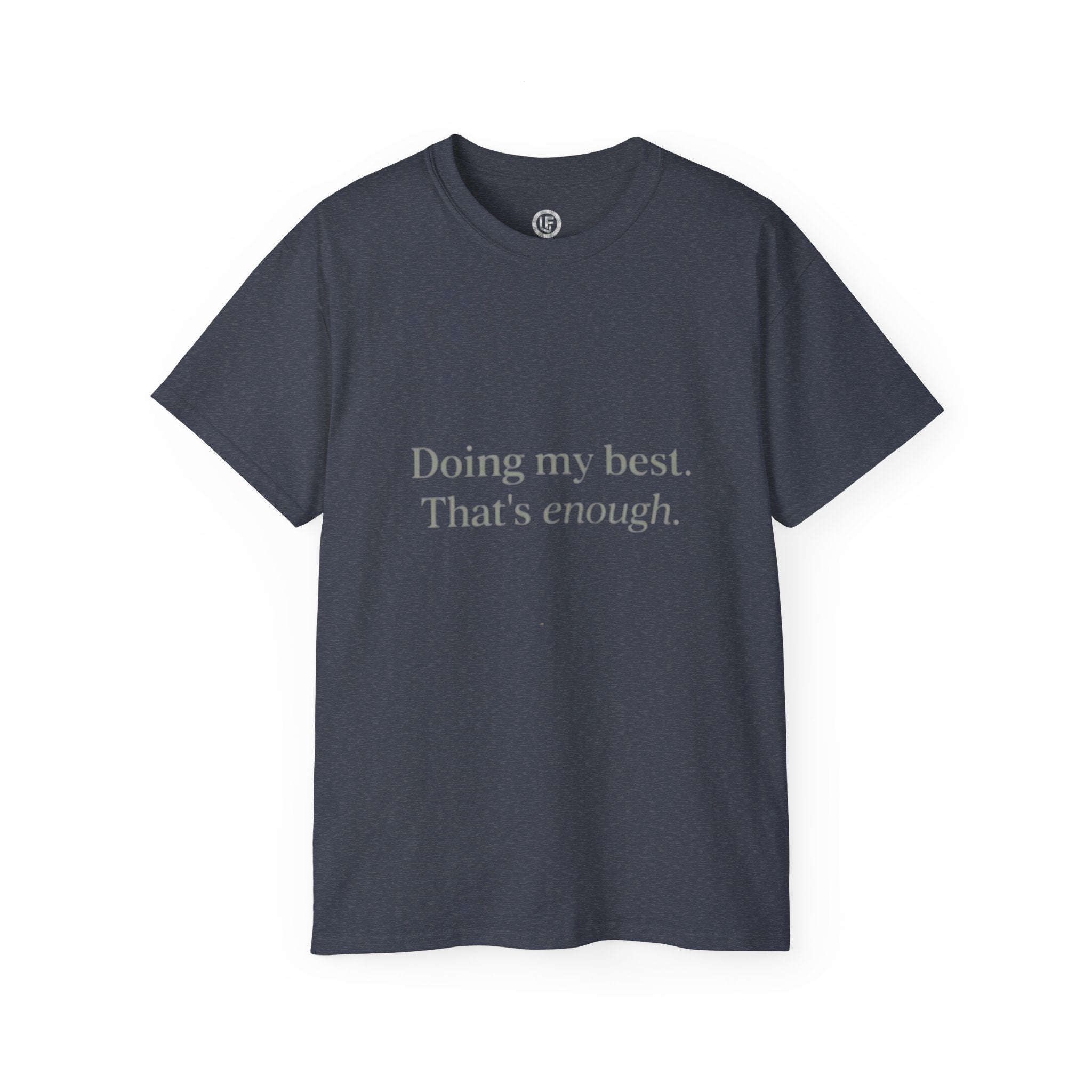 URBANFORM Doing My Best, That's Enough Spine Tee — Womens Graphic T‑Shirt