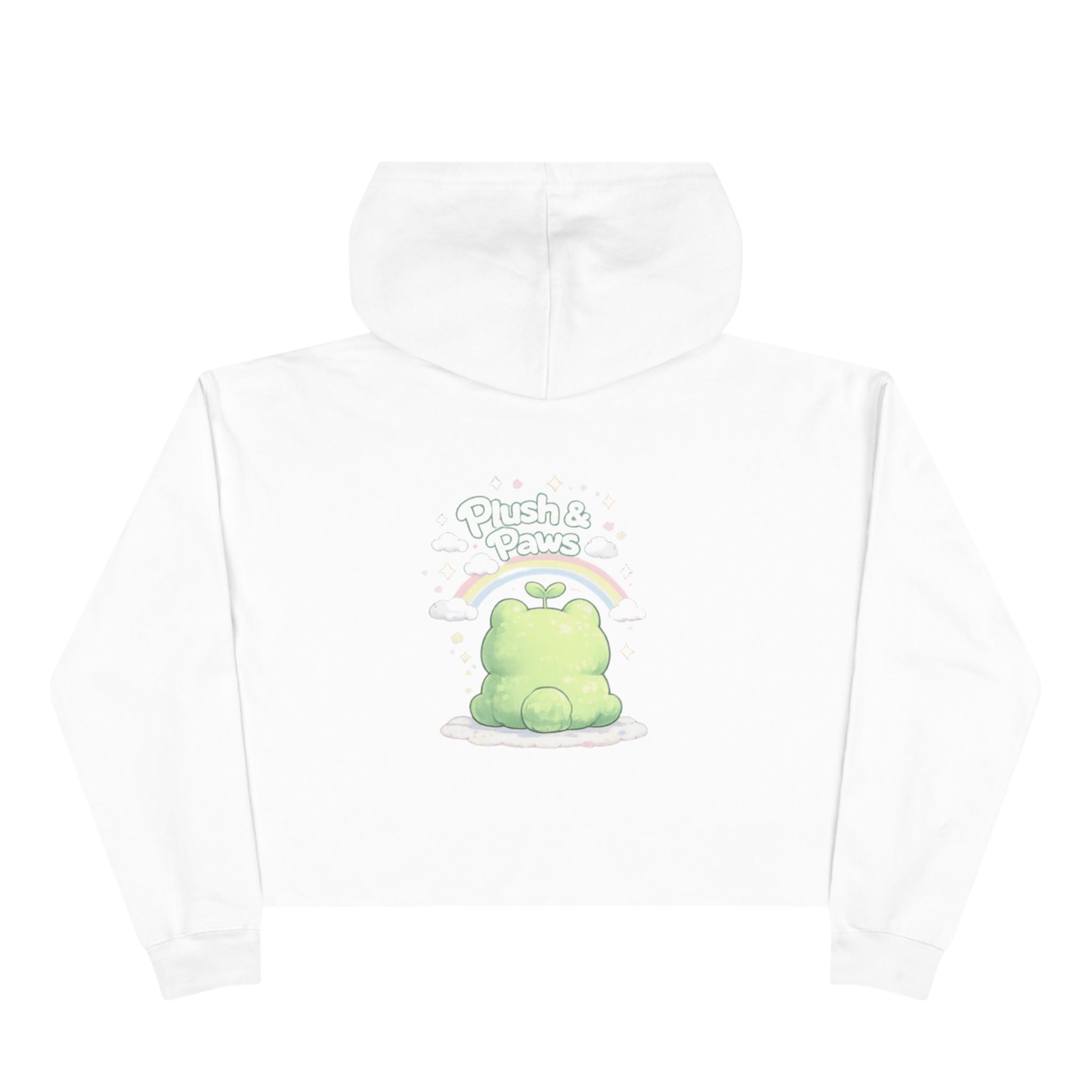 Pippy™ Frog Crop Hoodie | Plush & Paws Character Hoodie