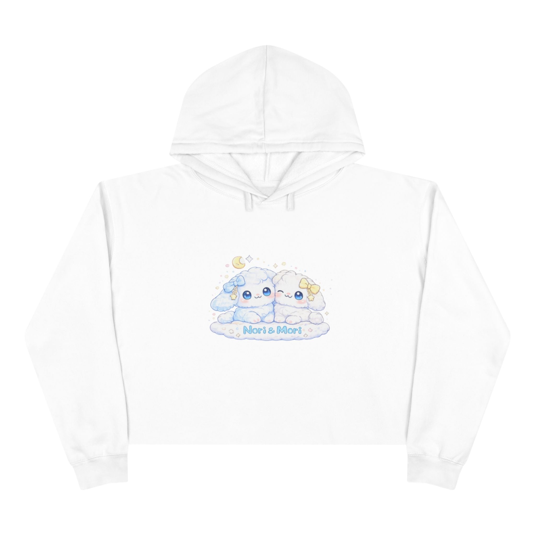 Nori & Mori™ Crop Hoodie | Plush & Paws Character Hoodie