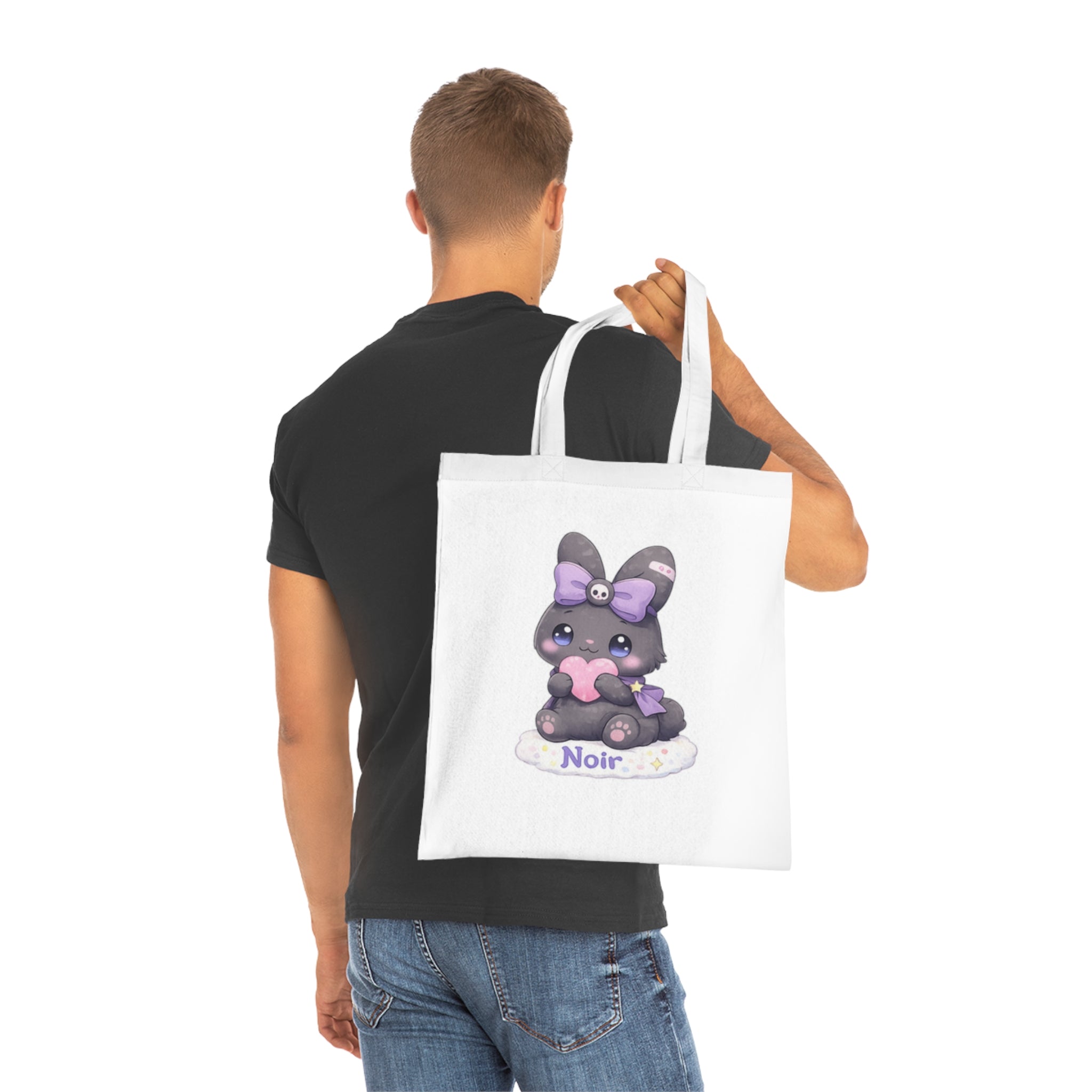 Noir™ Bunny Tote Bag | Plush & Paws Character Tote