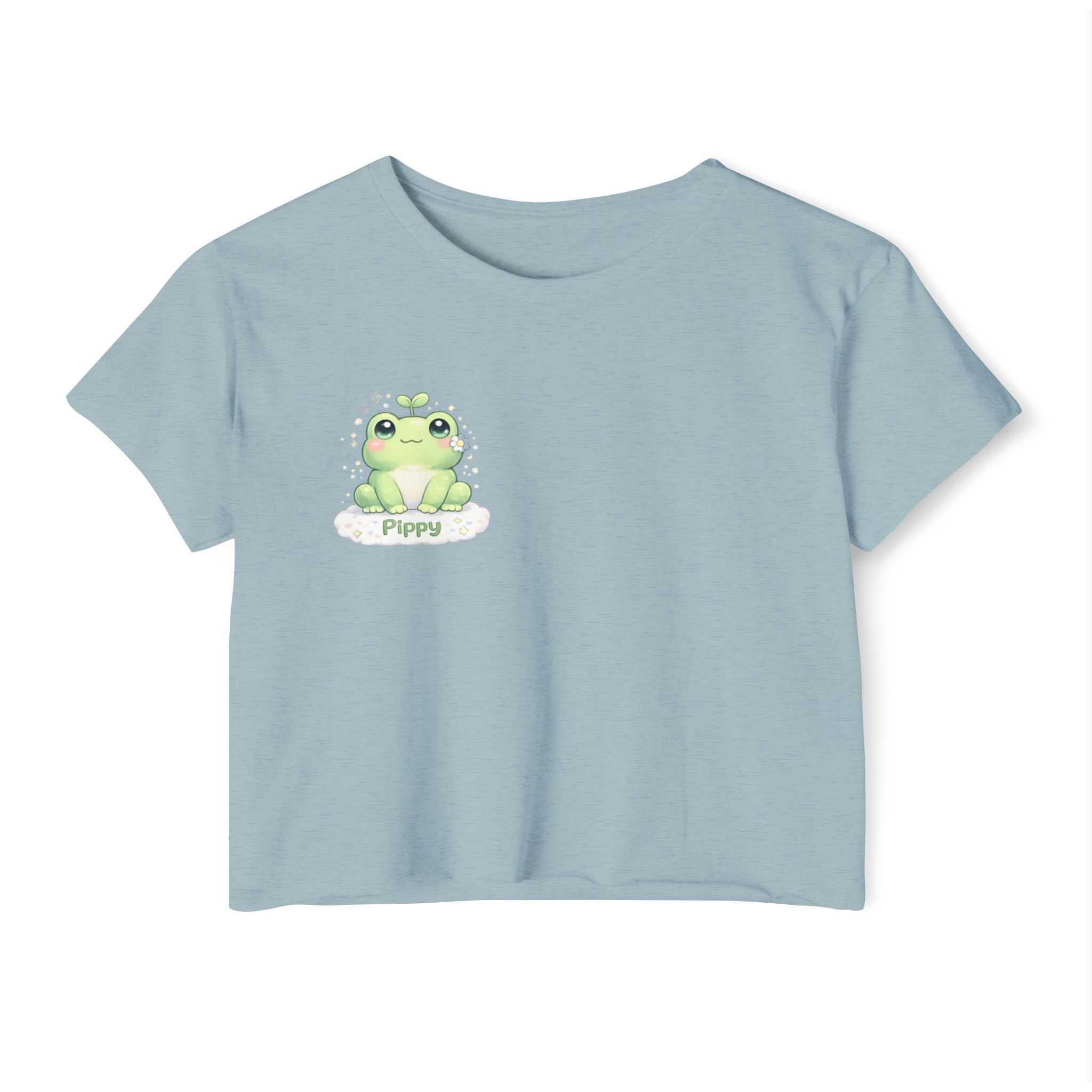 Pippy™ Frog Crop Top | Plush & Paws Character Tee