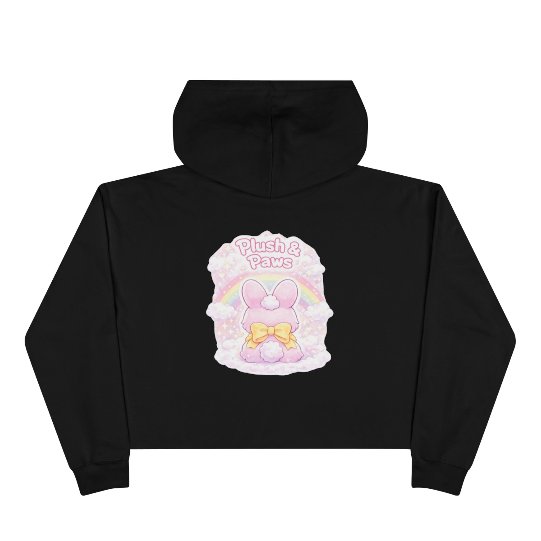 Céleste™ Bunny Crop Hoodie | Plush & Paws Character Hoodie