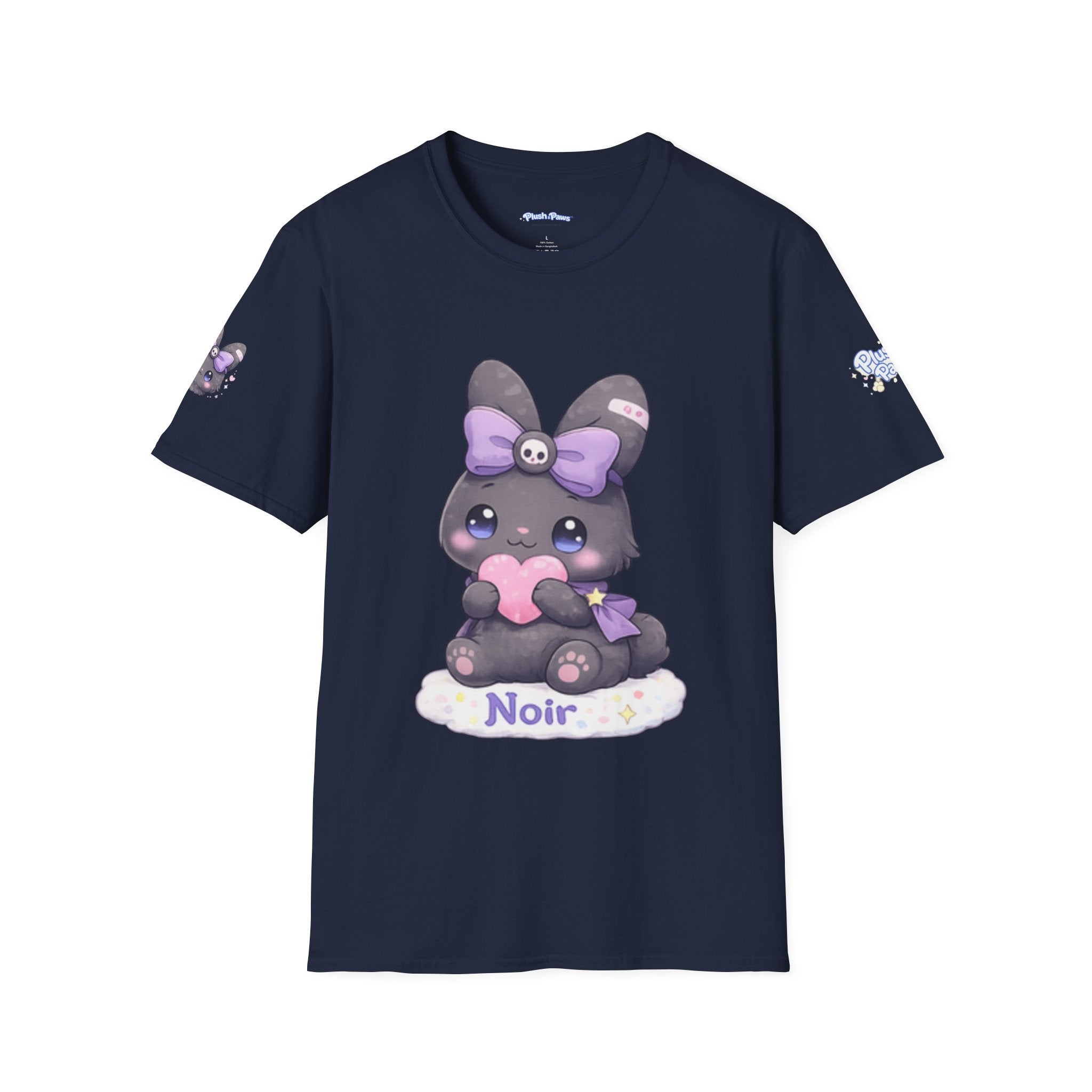 Noir™ Bunny T-Shirt | Plush & Paws Character Tee