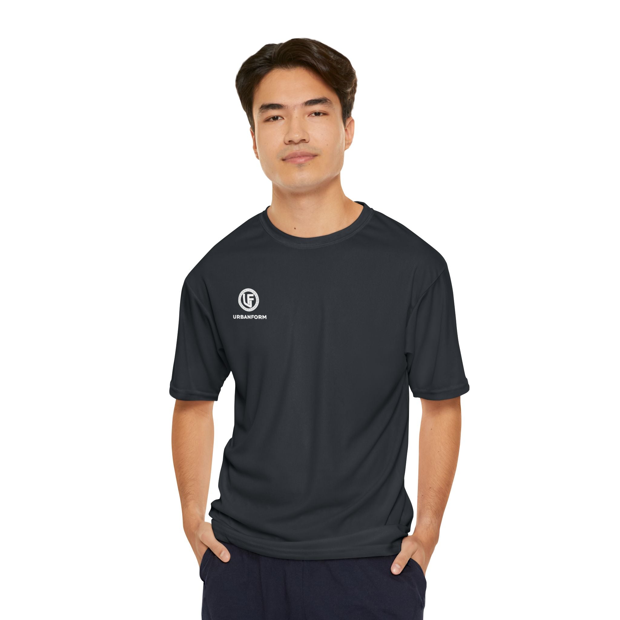 URBANFORM Men's Performance Tee | Athletic Shirt with Subtle Logo
