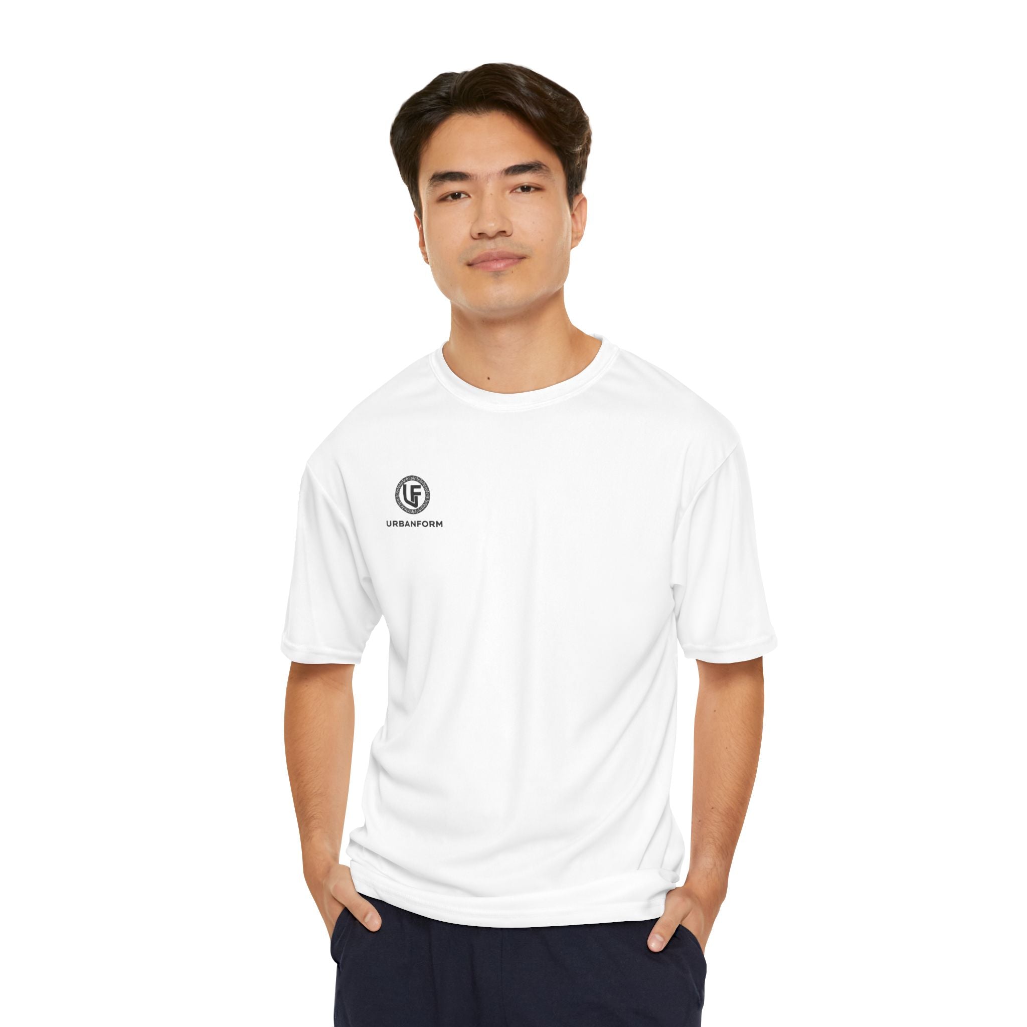 URBANFORM Men's Performance Tee | Athletic Shirt with Subtle Logo
