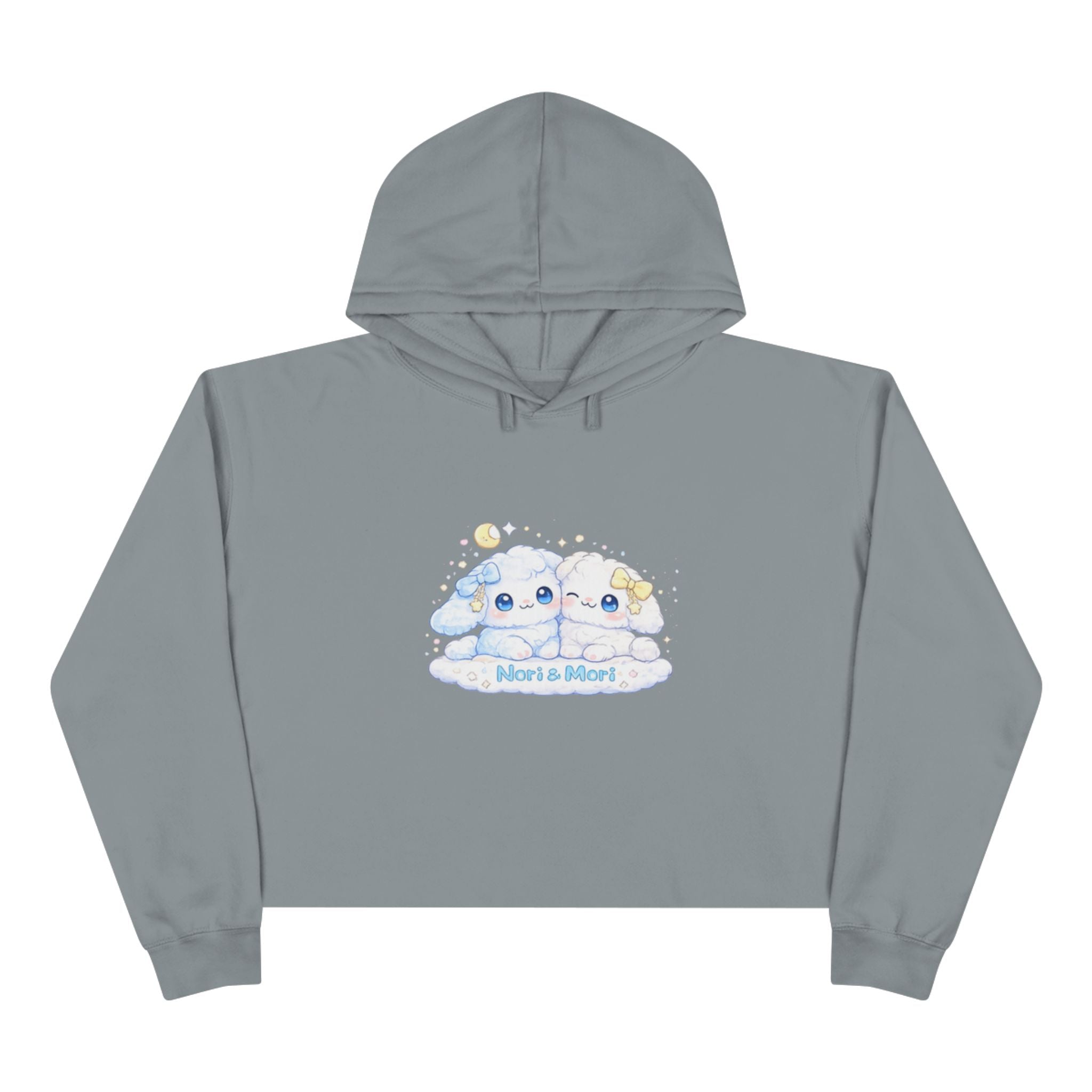 Nori & Mori™ Crop Hoodie | Plush & Paws Character Hoodie