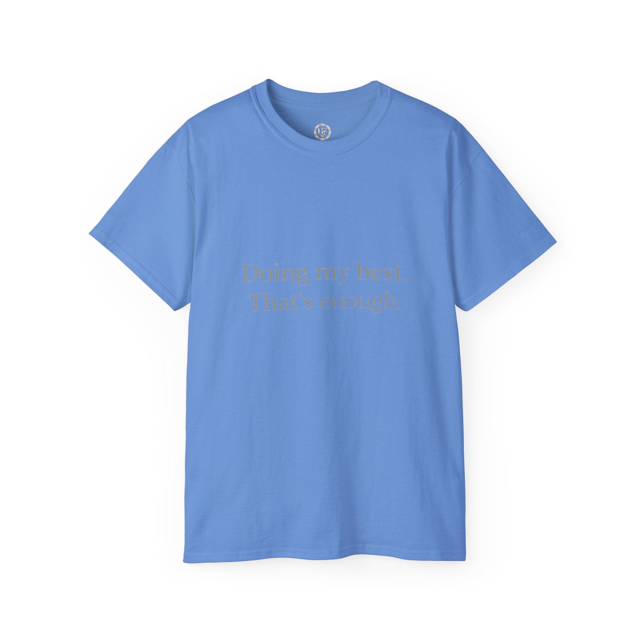 URBANFORM Doing My Best, That's Enough Spine Tee — Womens Graphic T‑Shirt