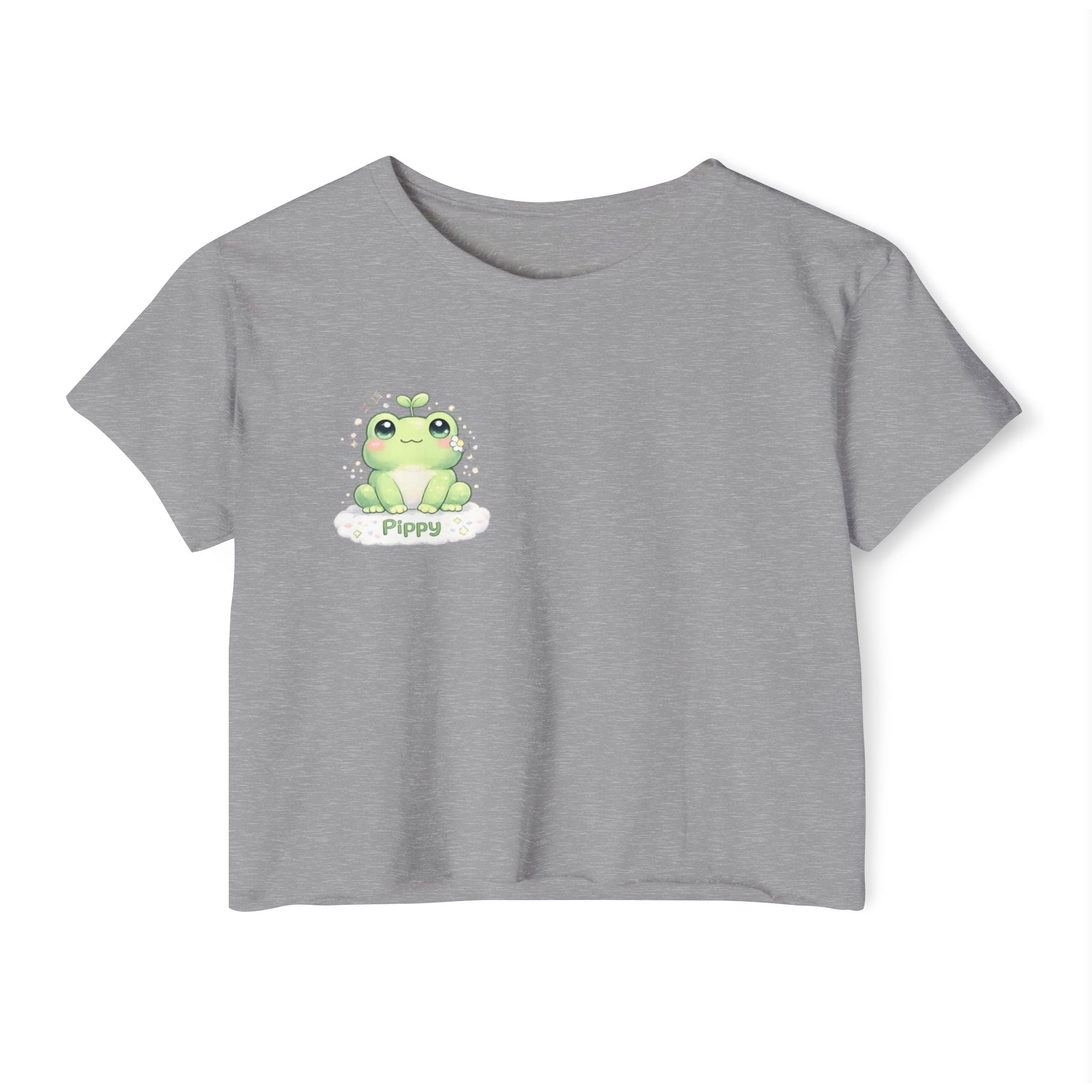 Pippy™ Frog Crop Top | Plush & Paws Character Tee