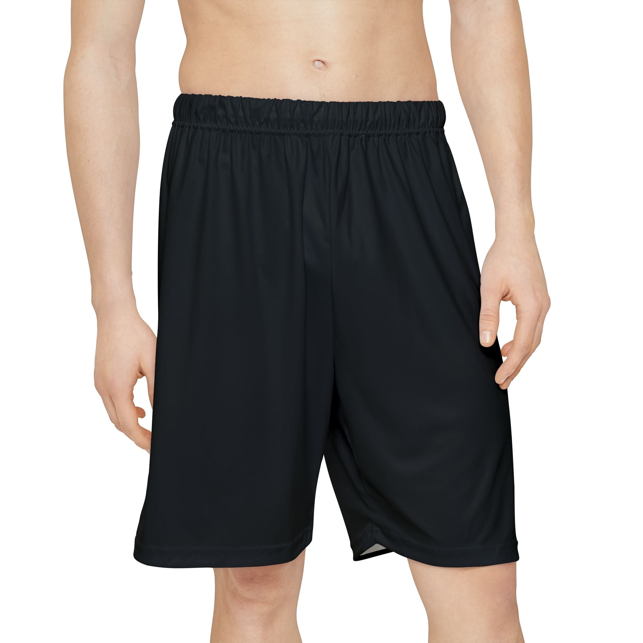URBANFORM Men's Athletic Shorts | Black Sports Shorts