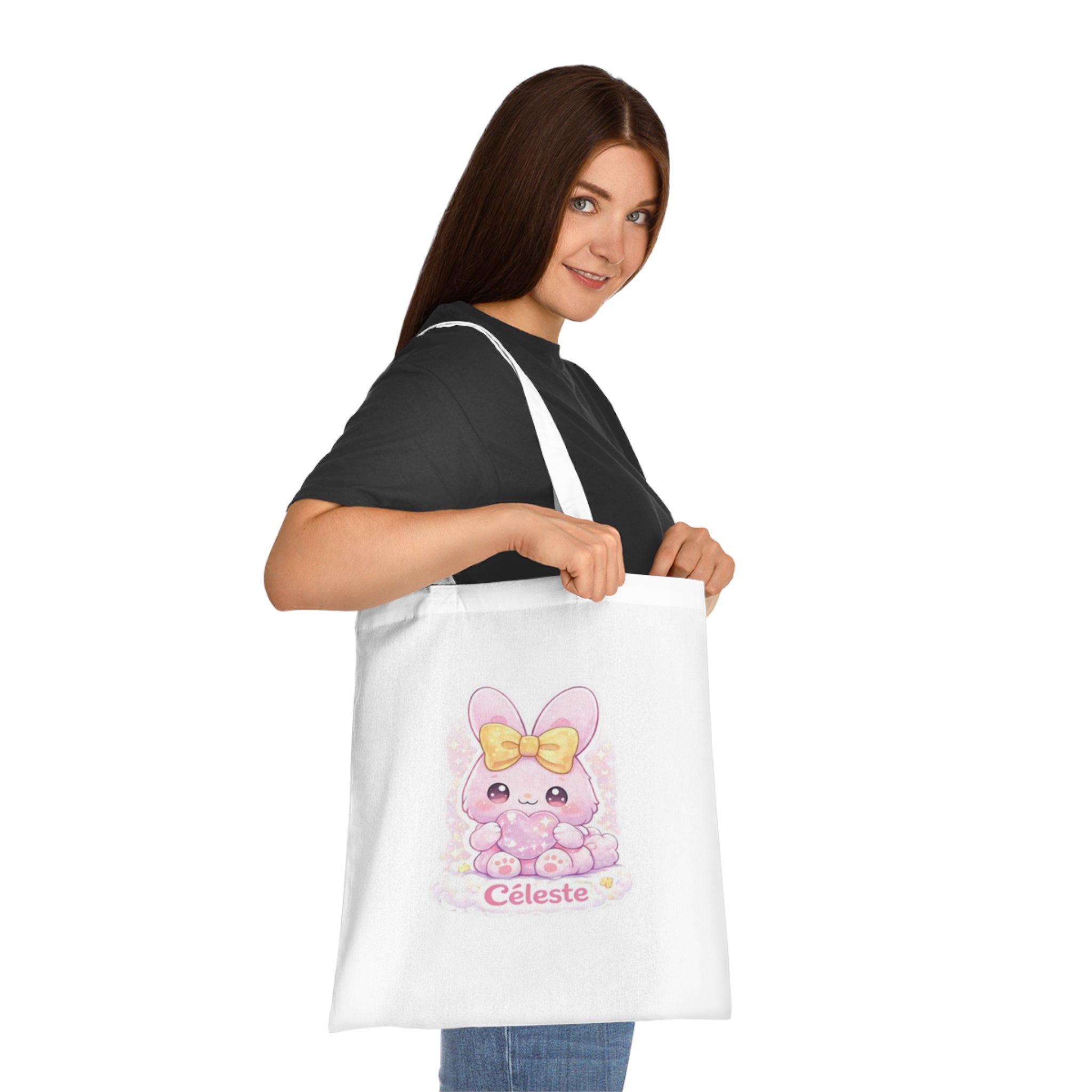 Céleste™ Bunny Tote Bag | Plush & Paws Character Tote