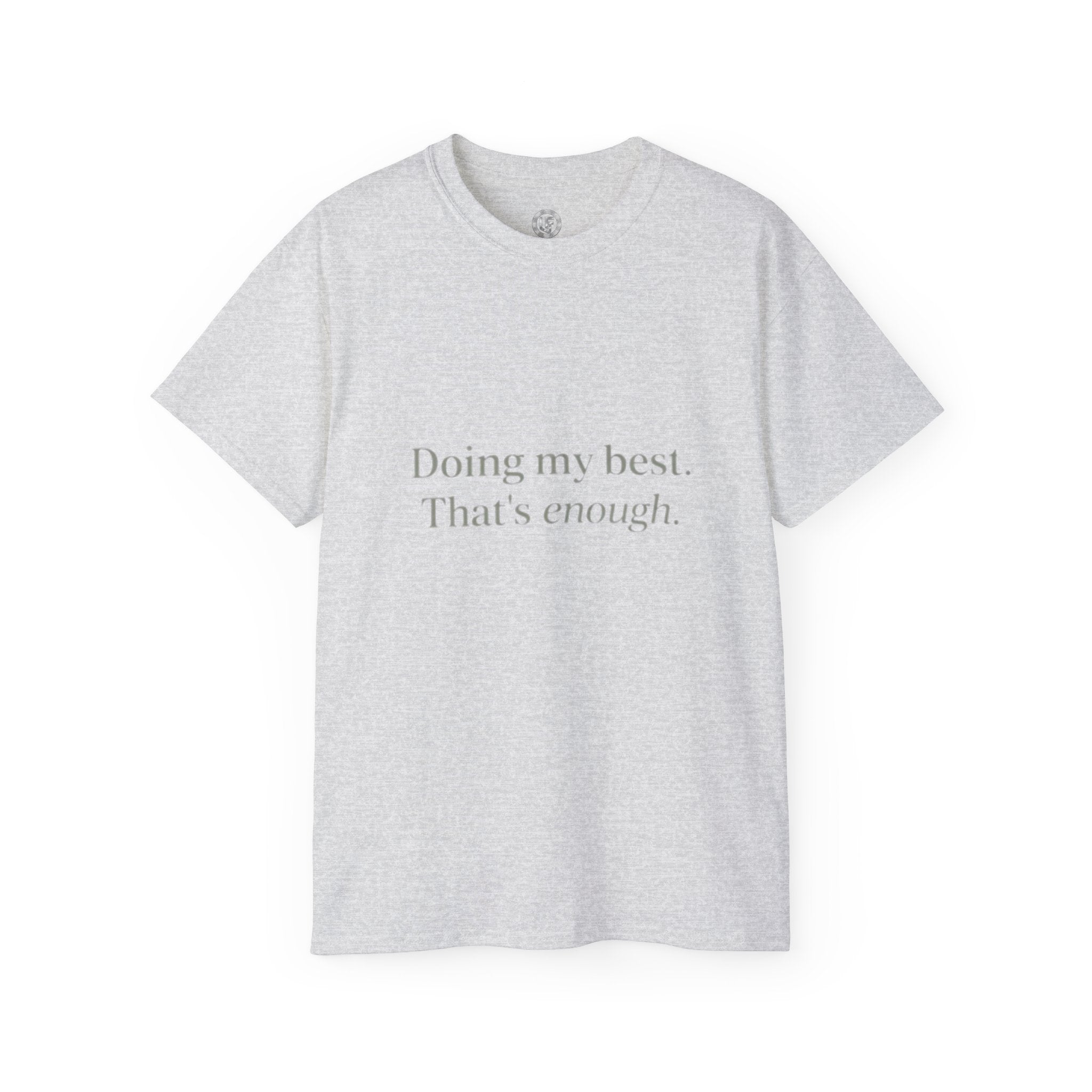 URBANFORM Doing My Best, That's Enough Spine Tee — Womens Graphic T‑Shirt