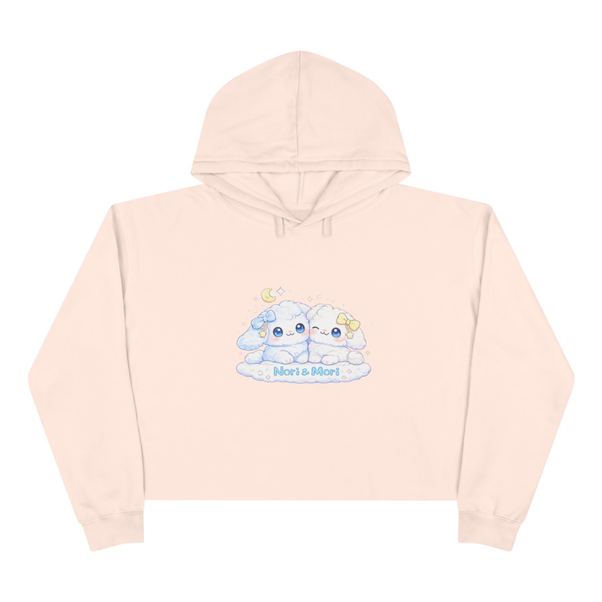 Nori & Mori™ Crop Hoodie | Plush & Paws Character Hoodie