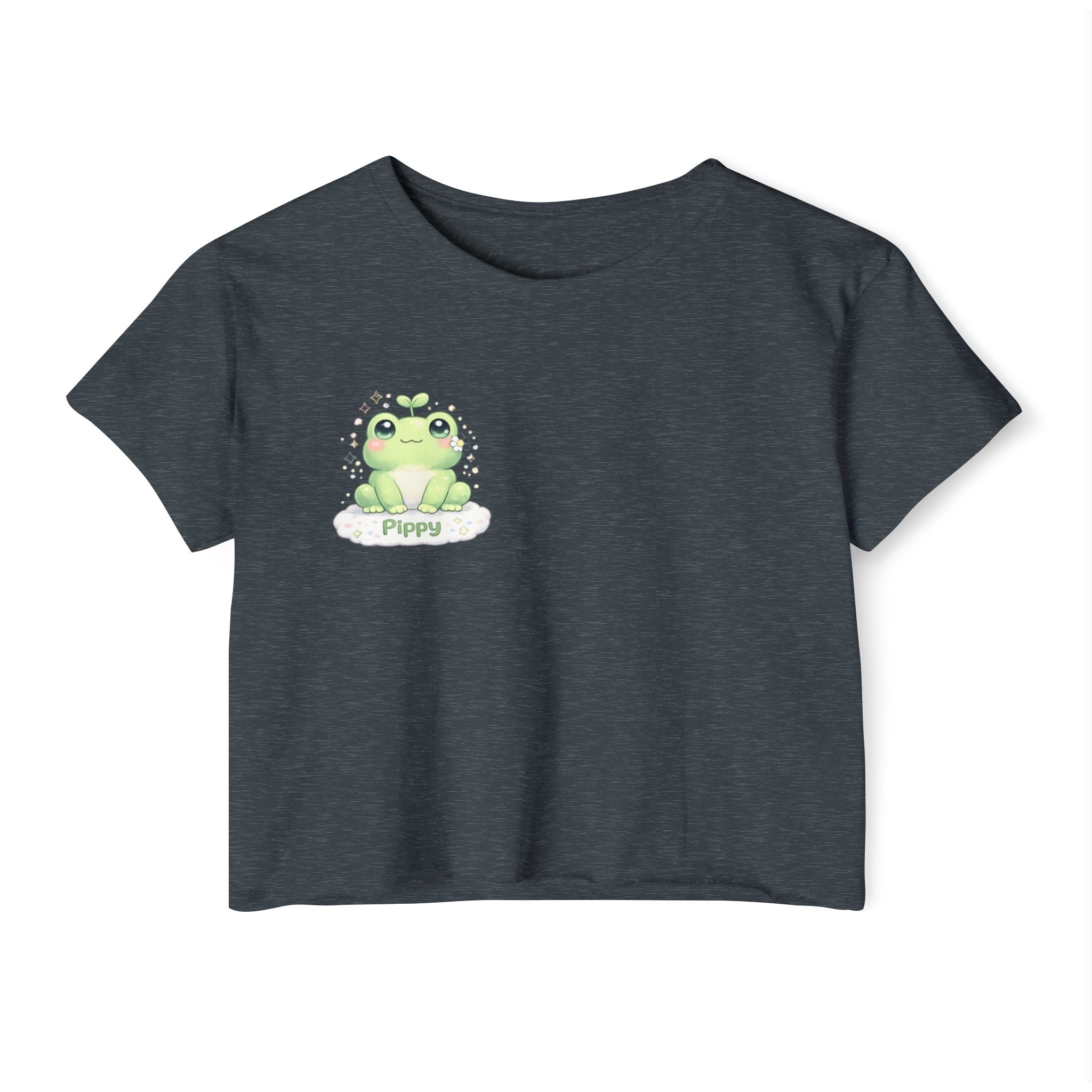 Pippy™ Frog Crop Top | Plush & Paws Character Tee