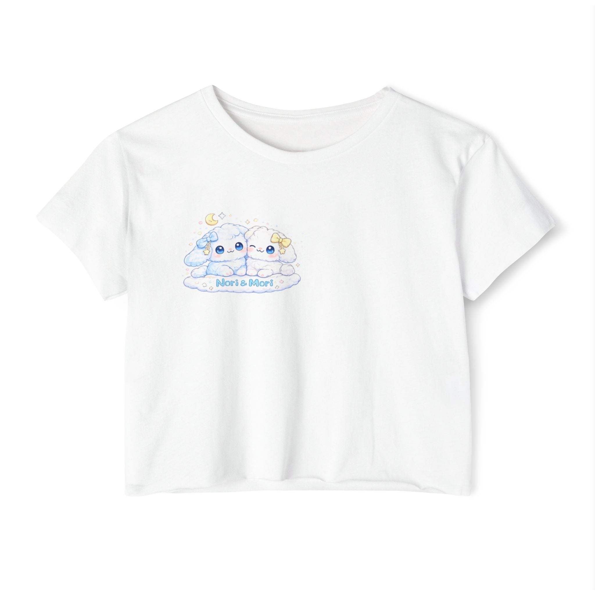 Nori & Mori™ Crop Top | Plush & Paws Character Tee